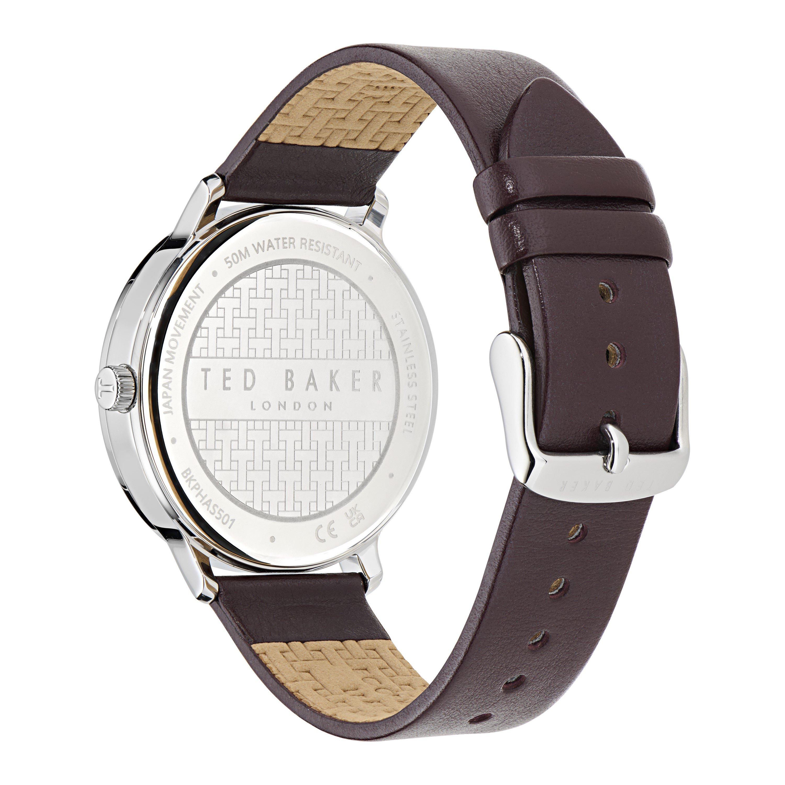Zilver/Zilver - Ted Baker - Men's Haarvin Analogue Quartz Watch - 3