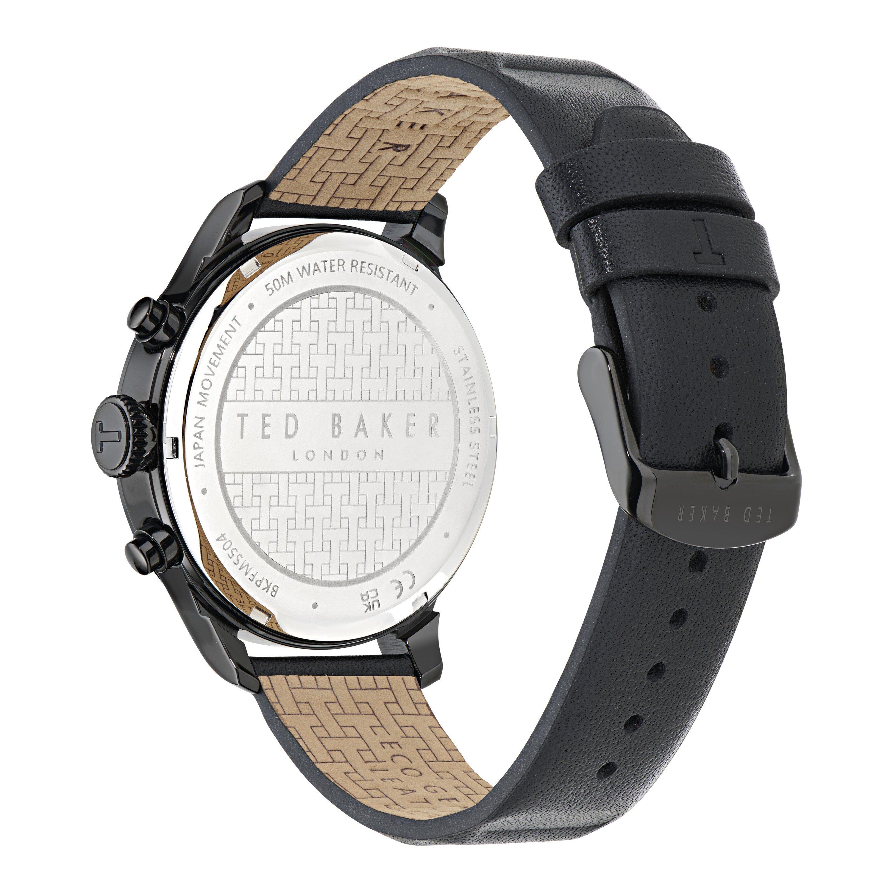 Black/Black - Ted Baker - Men's Fulmaar Quartz Analogue Watch - 3