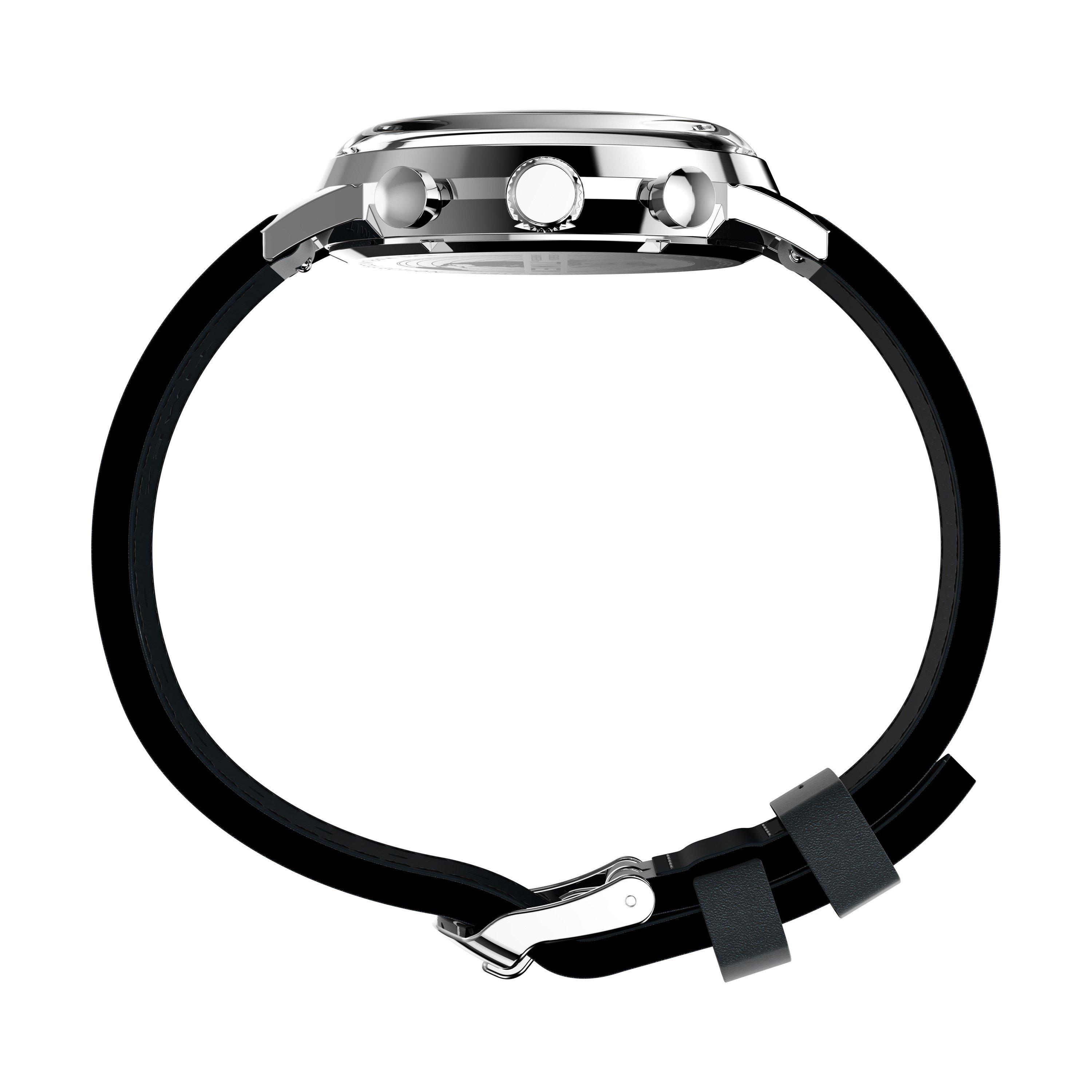 Brown/Silver - Timex - Men's Marlin Analogue Quartz Watch - 2