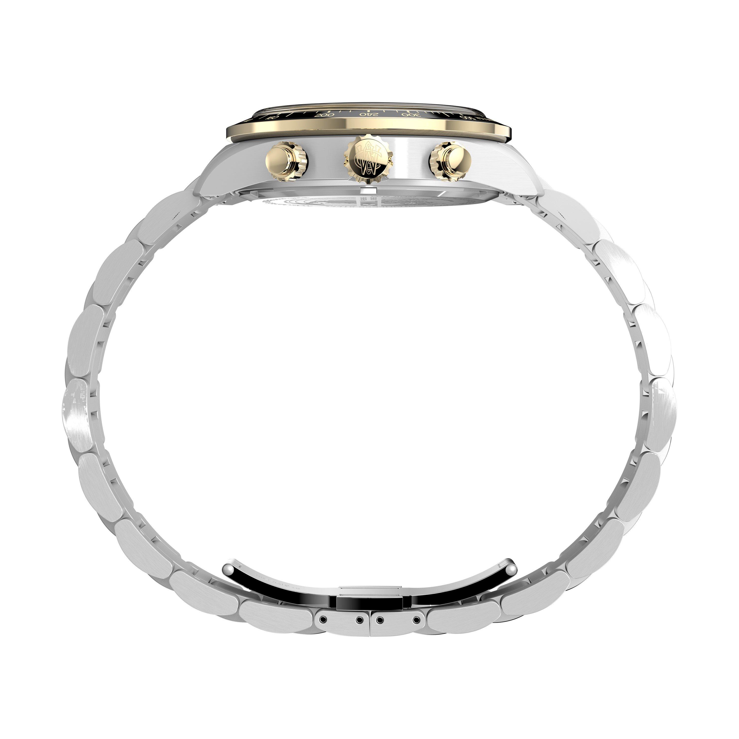 Black/Silver - Timex - Men's Waterbury Analogue Quartz Watch - 2