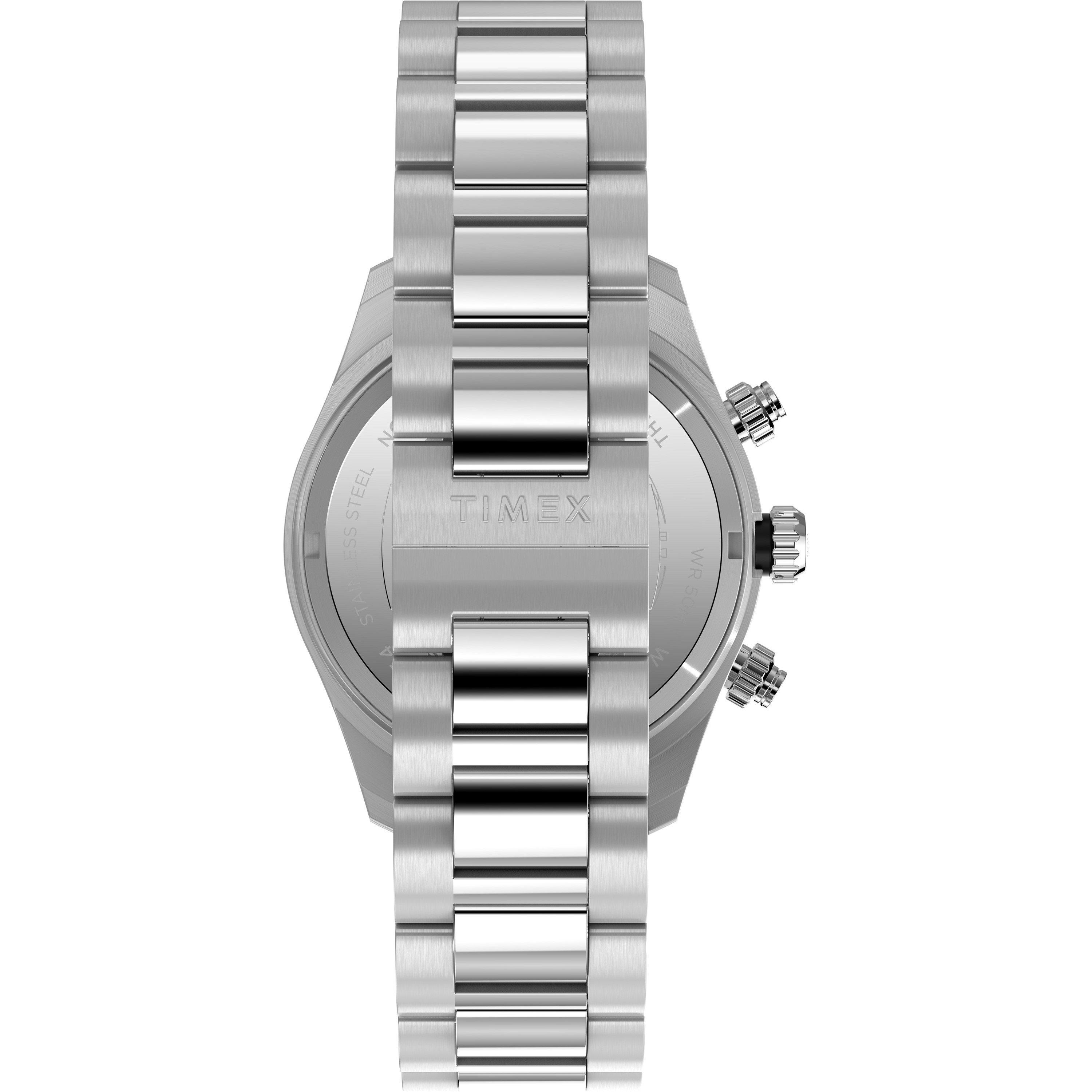 Silver/Silver - Timex - Men's Waterbury Analogue Quartz Watch - 3