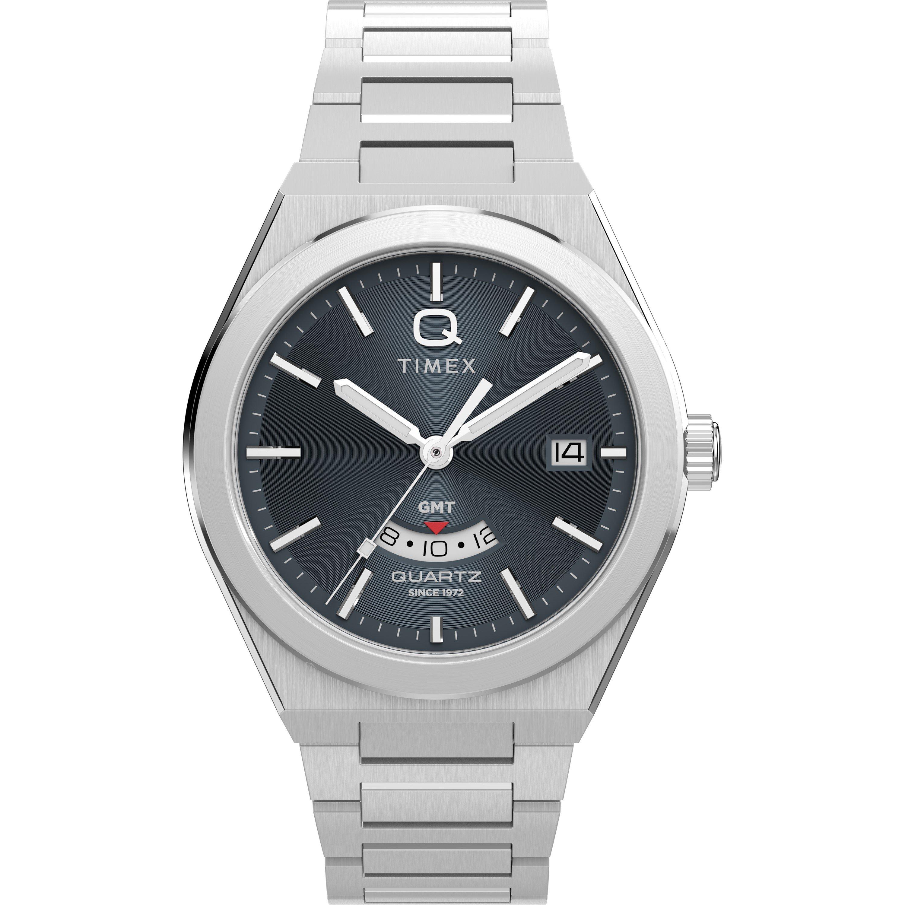 Black/Silver - Timex - Men's Auto Analogue Watch - 1