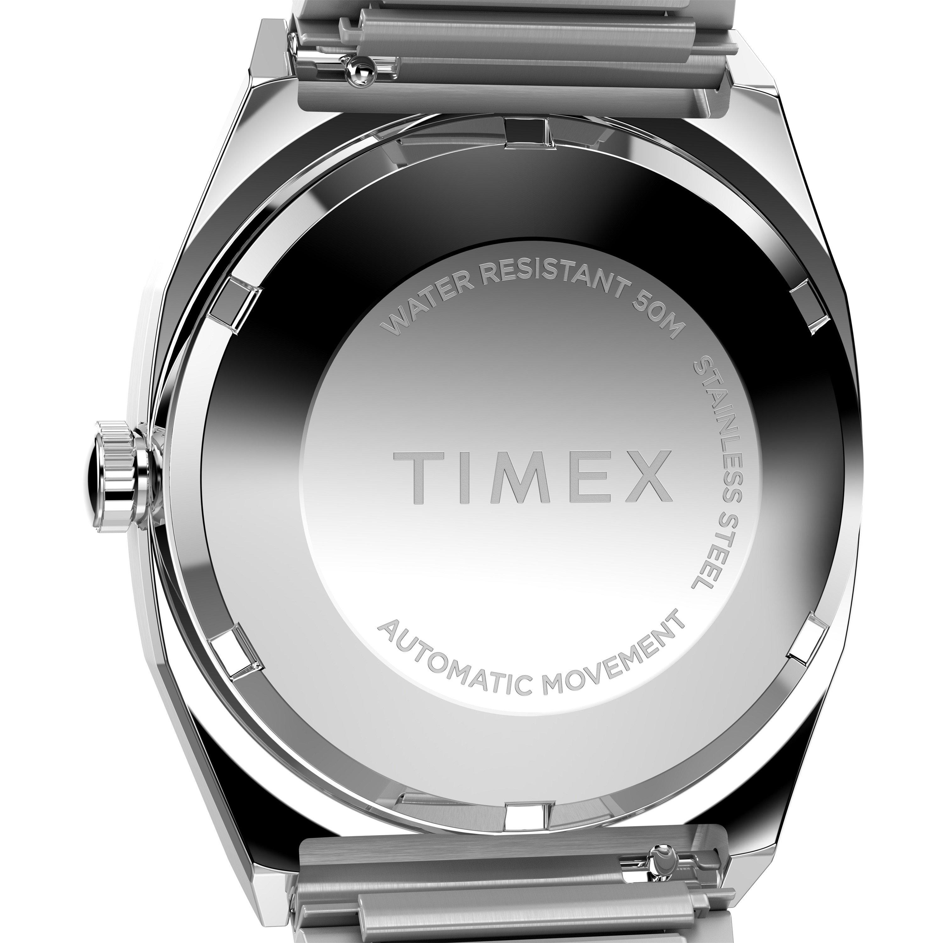 Blue/Silver - Timex - Men's Auto Analogue Watch - 4
