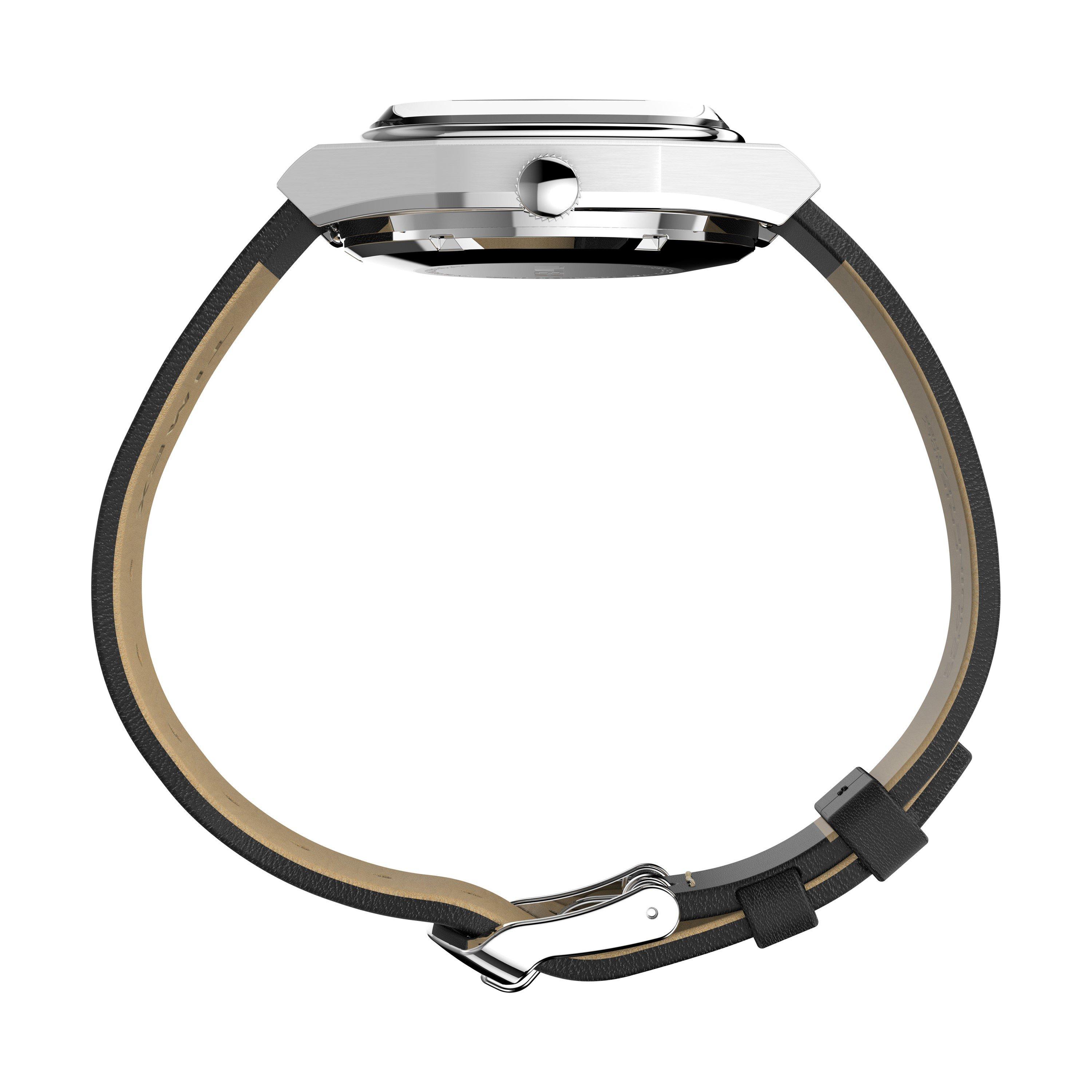 Zwart/Zilver - Timex - Men's Auto Analogue Watch - 2