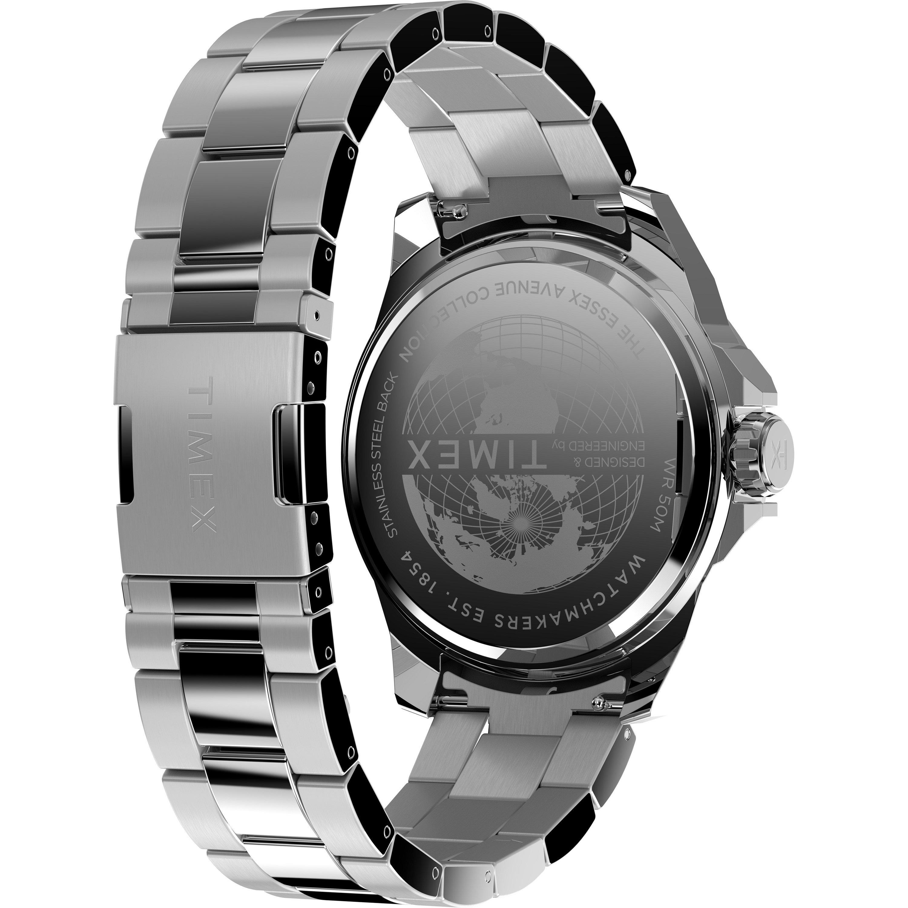 Black/Silver - Timex - Men's Analogue Quartz Watch - 5