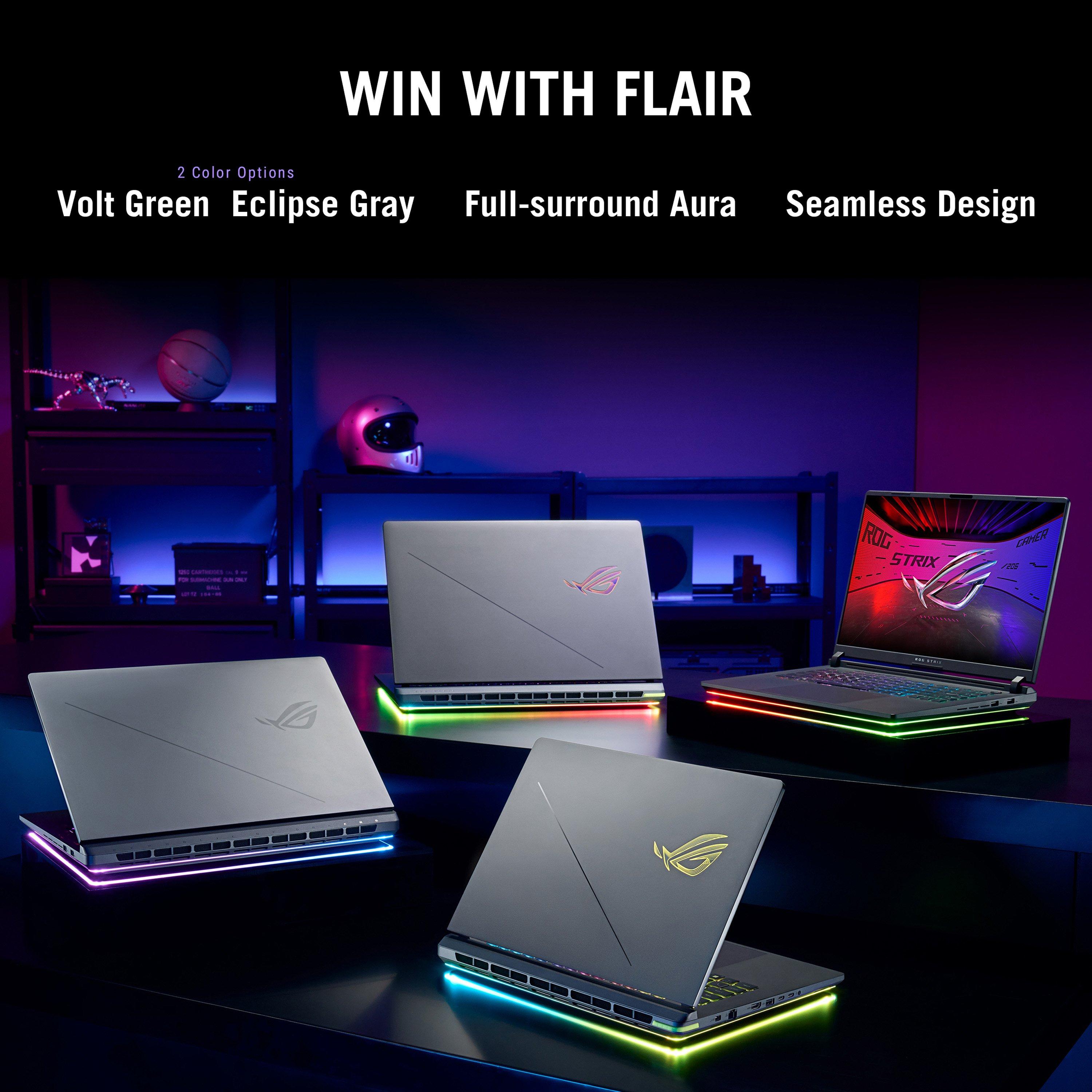 Black - ASUS - ASUS ROG Strix G18 18 2.5K 300Hz Gaming Laptop - Ultra 9 290HX Plus 32GB RAM 1TB SSD RTX 5070 - 10