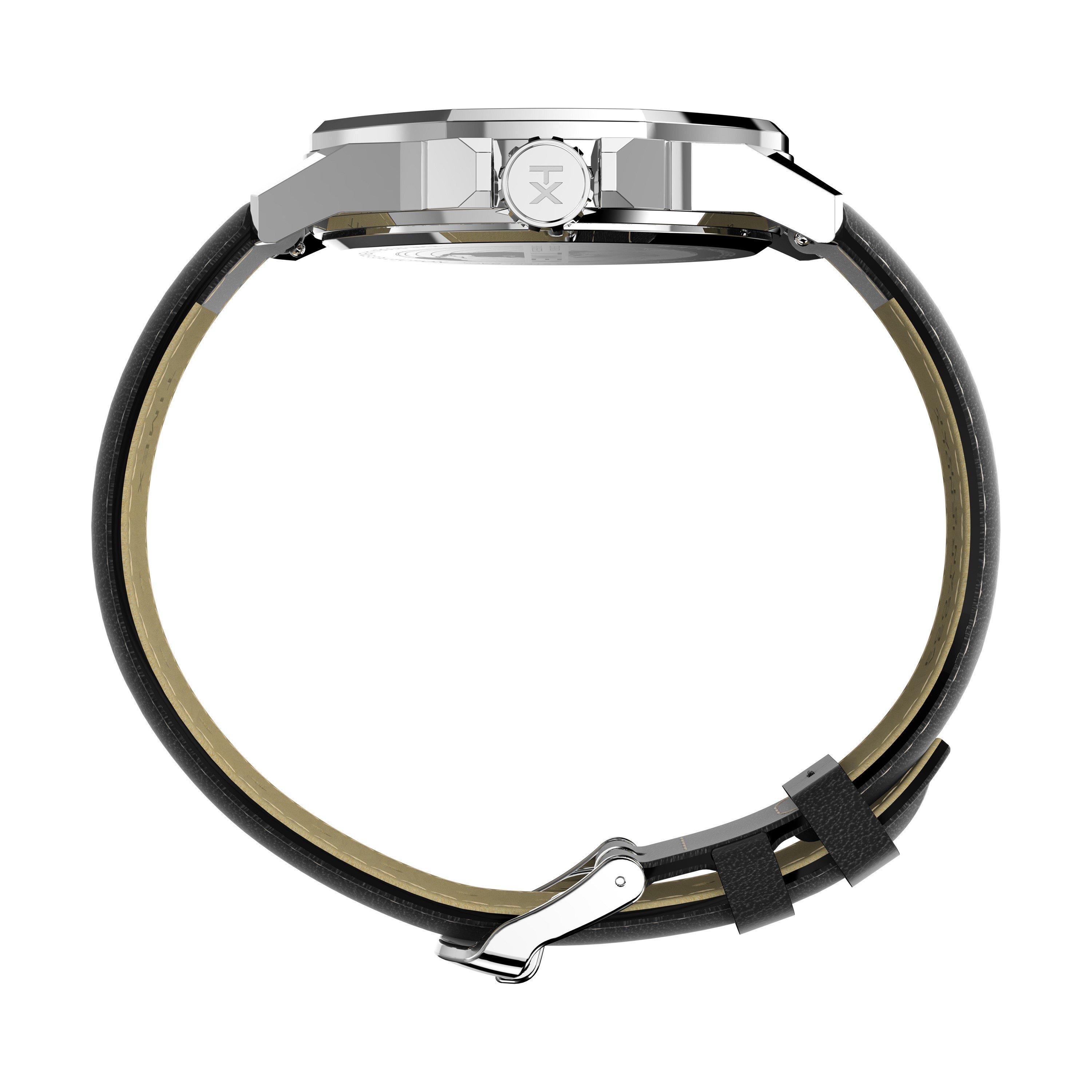 Black/Silver - Timex - Men's Analogue Quartz Watch - 2