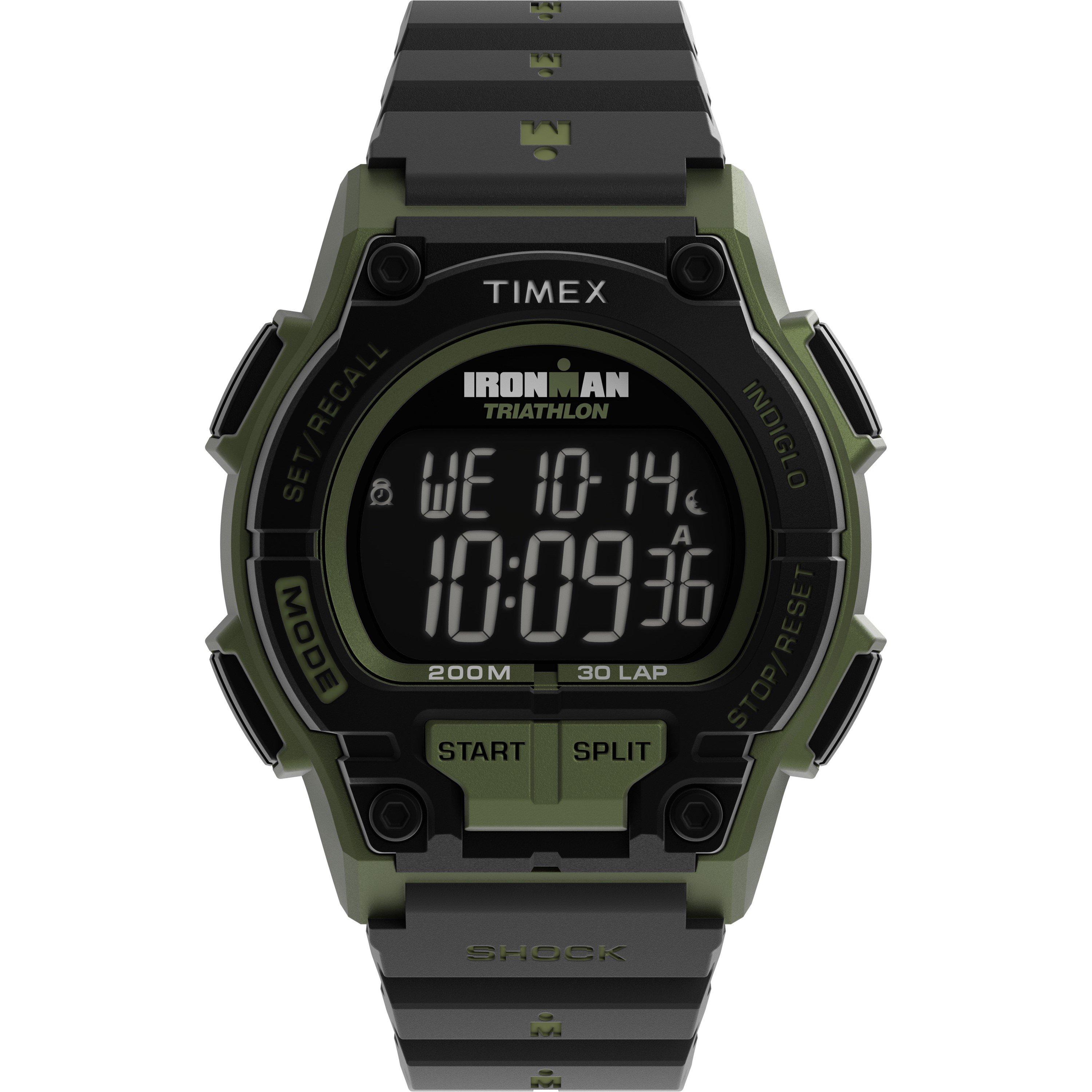 Digital/Green - Timex - Men's Ironman Digital Watch - 1