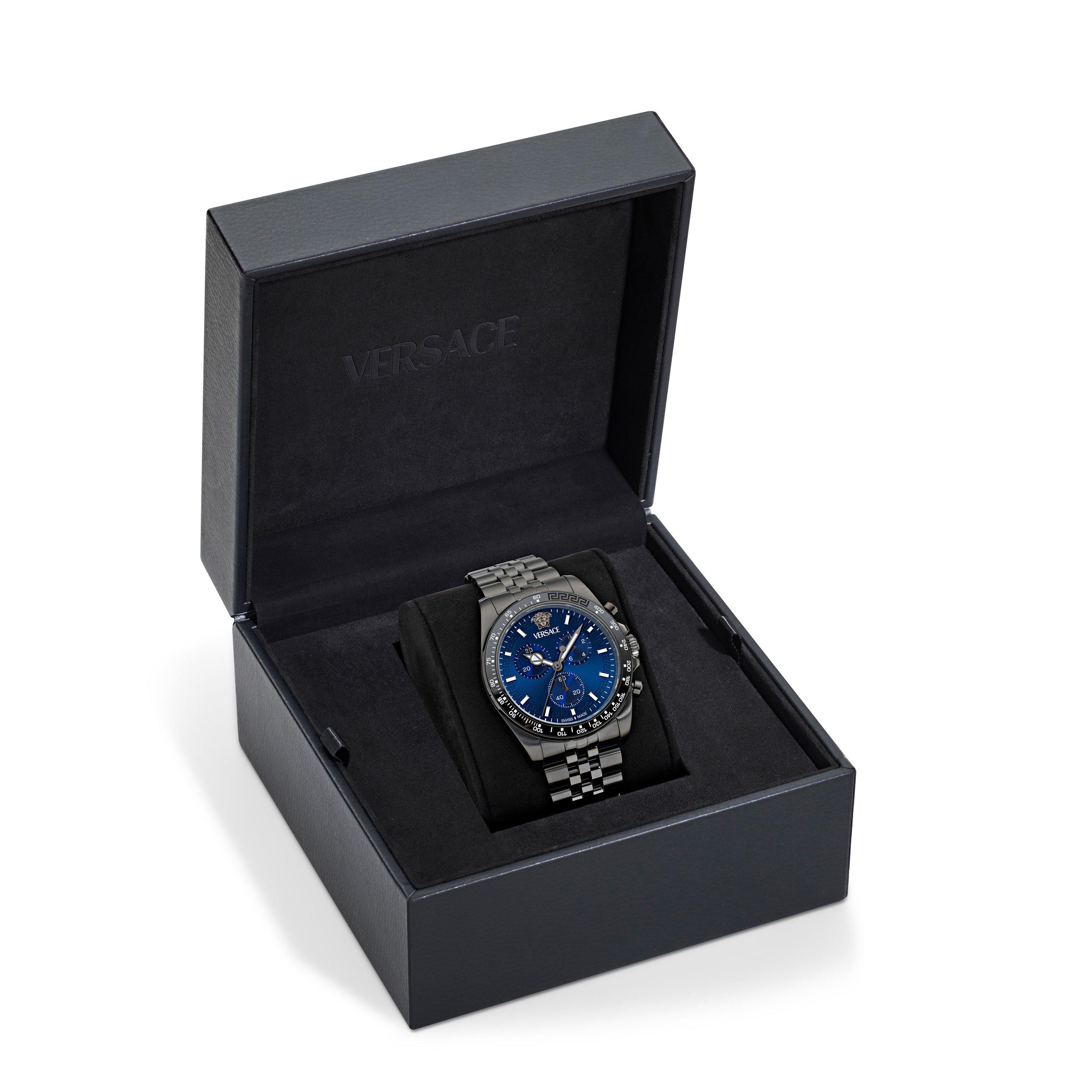 Blue/Grey - Versace - Men's Analogue Quartz Watch - 4