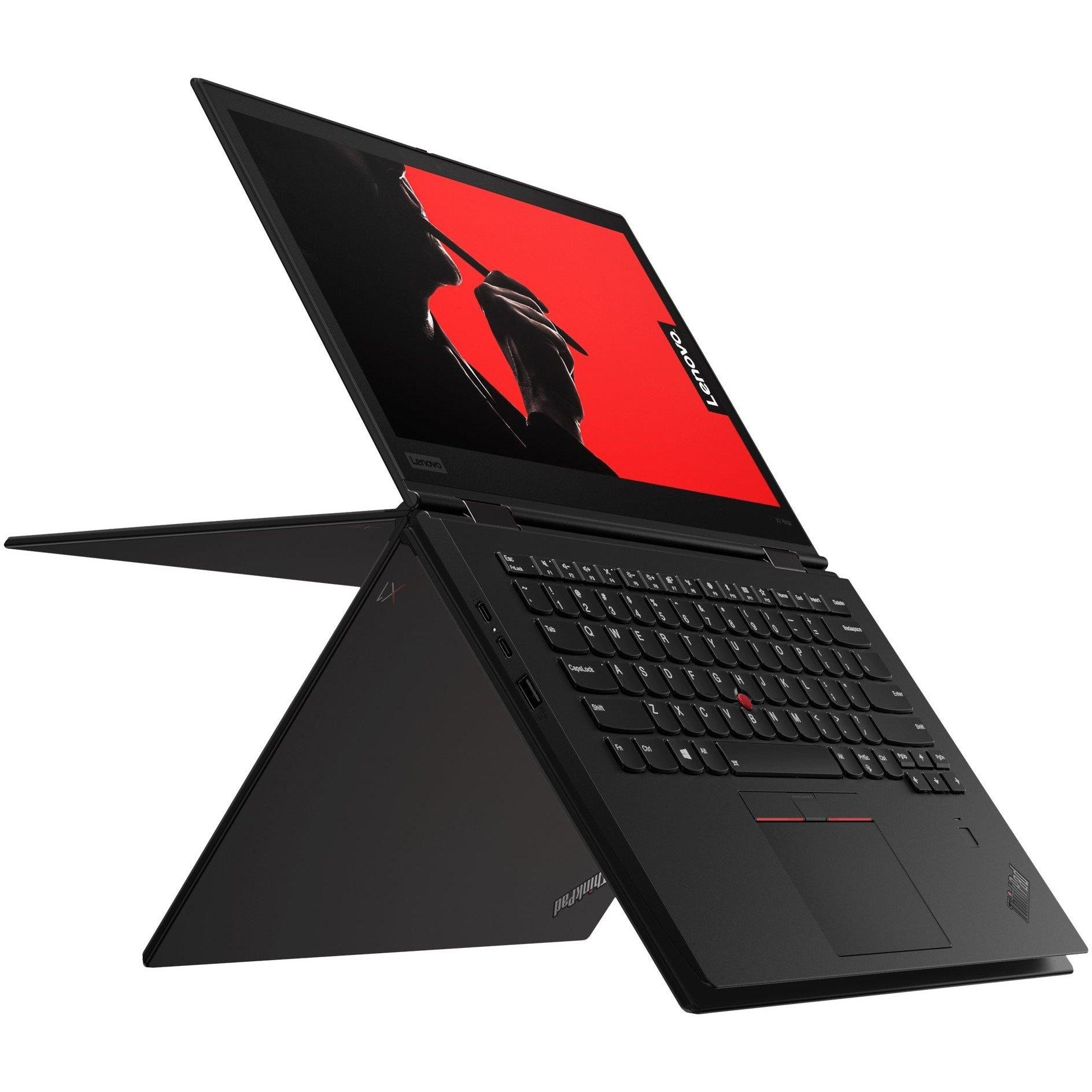 Black - Lenovo - Refurbished Lenovo ThinkPad X1 Yoga Gen 3 14 Inch 2 in 1 Laptop - Intel Core I7-8650U 16GB 512GB SSD - 2