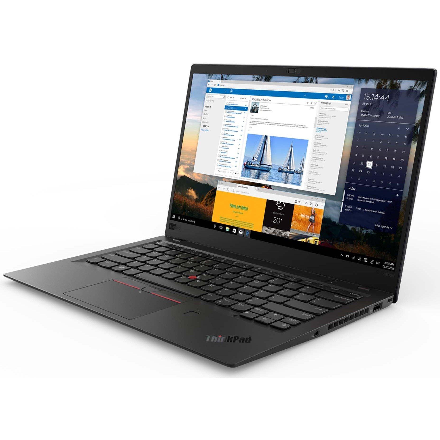 Black - Lenovo - Refurbished Lenovo ThinkPad X1 Yoga Gen 3 14 Inch 2 in 1 Laptop - Intel Core I7-8650U 16GB 512GB SSD - 4