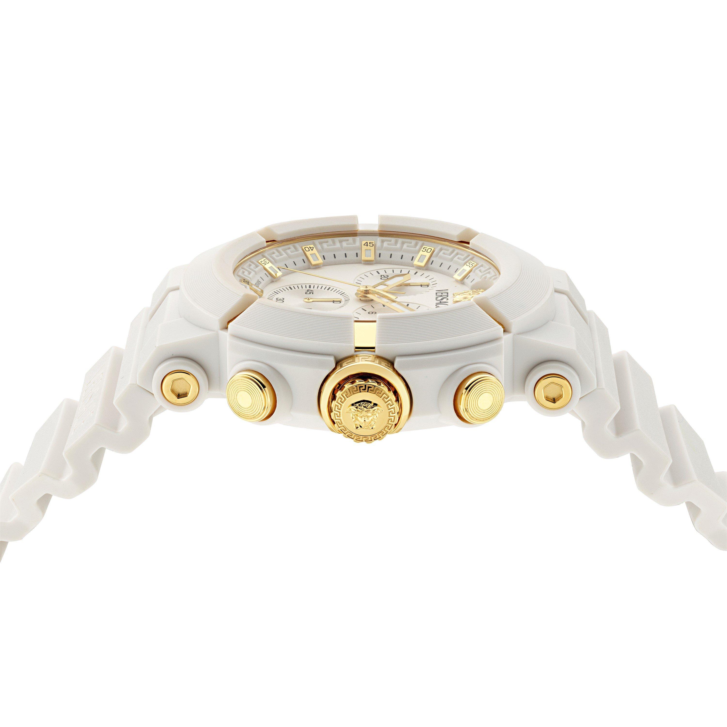 White/White - Versace - Men's Quartz Analogue Watch - 3
