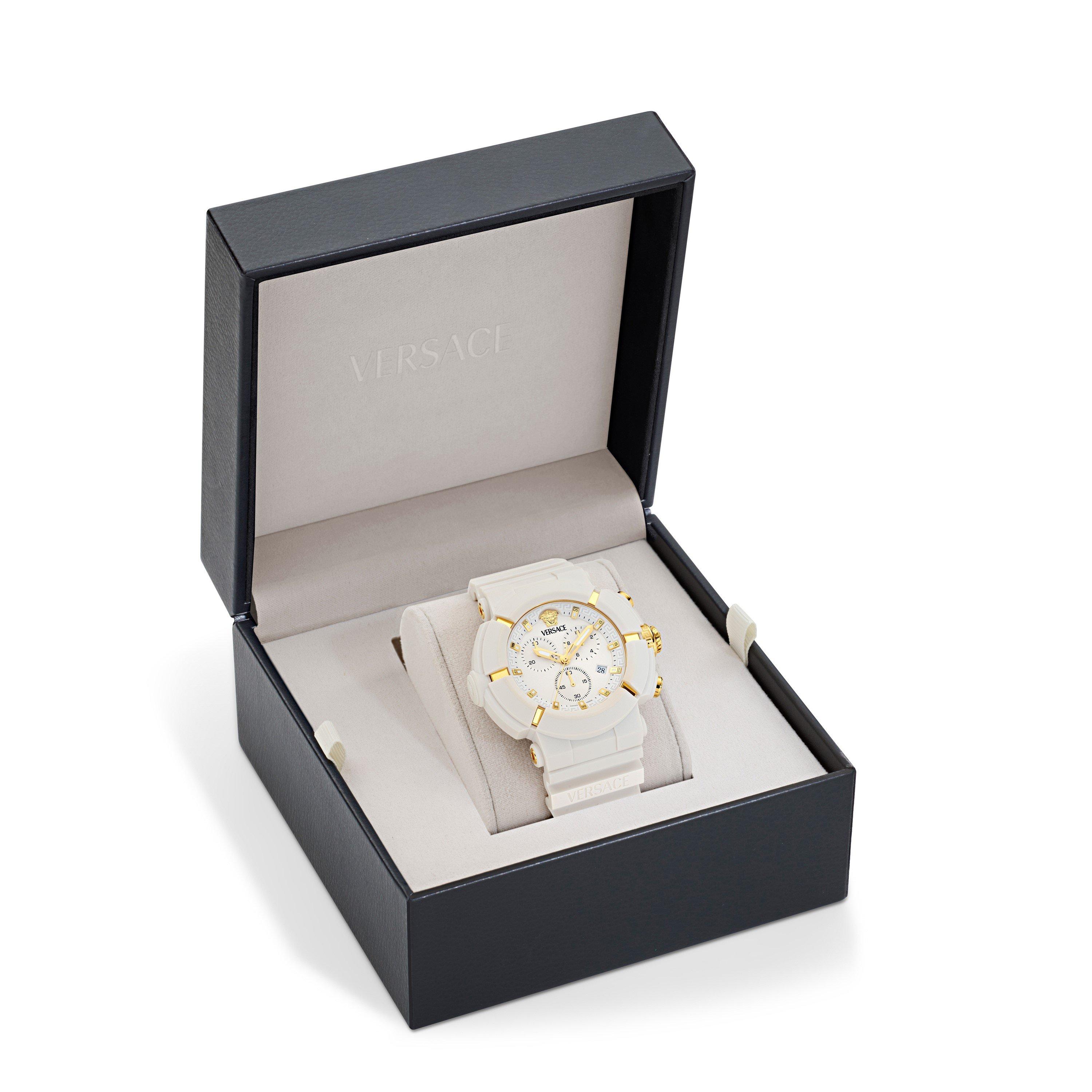 White/White - Versace - Men's Quartz Analogue Watch - 4