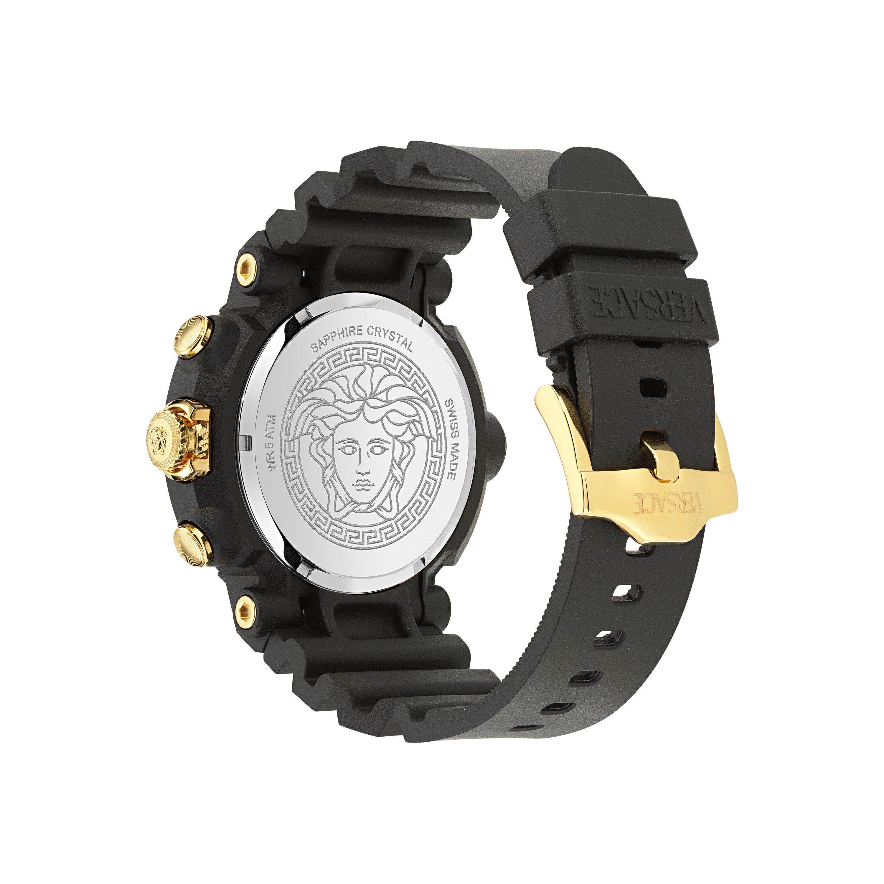 Black/Black - Versace - Men's Analogue Quartz Watch - 2
