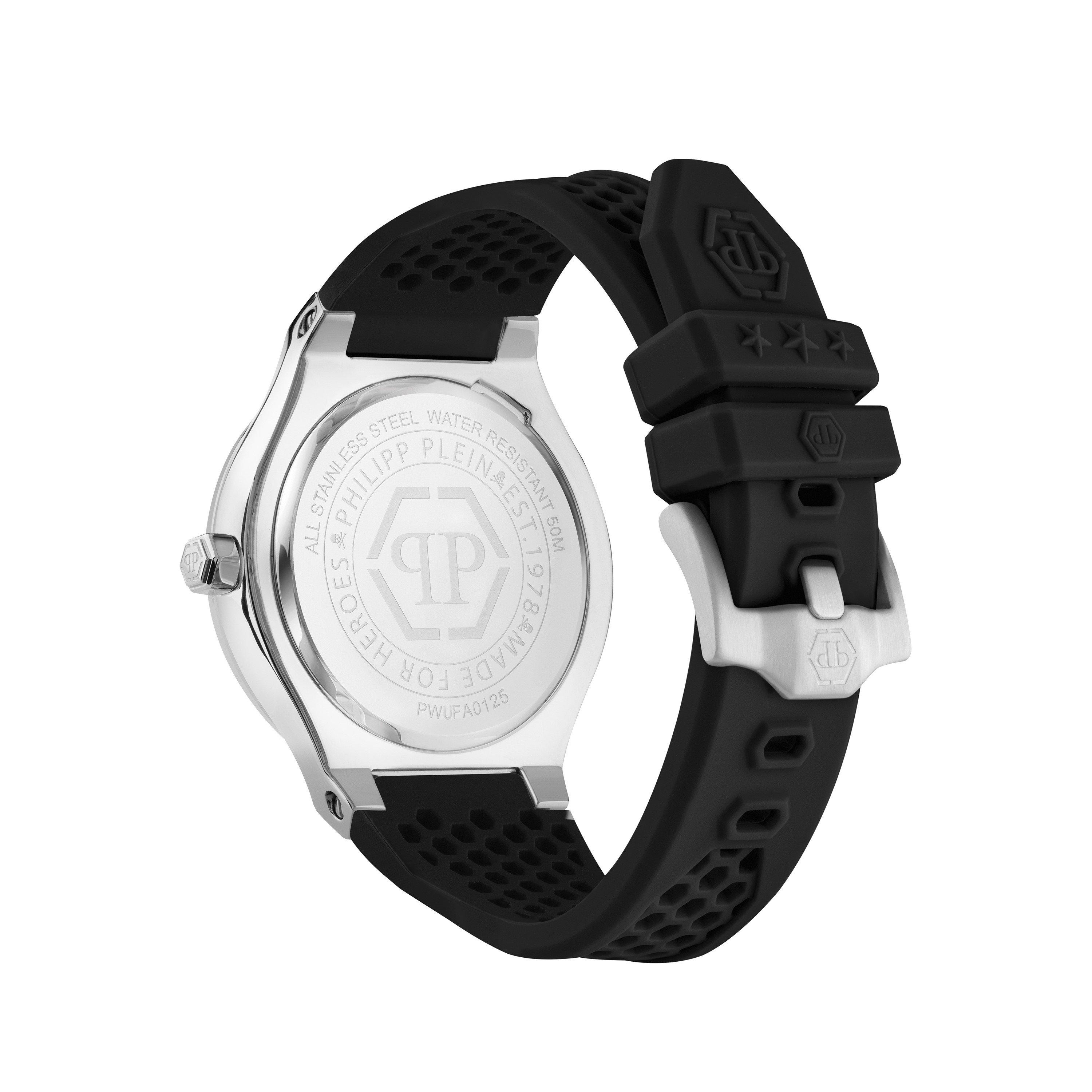 BLACK/Silver - Philipp Plein - Underdog 44mm Watch - 2