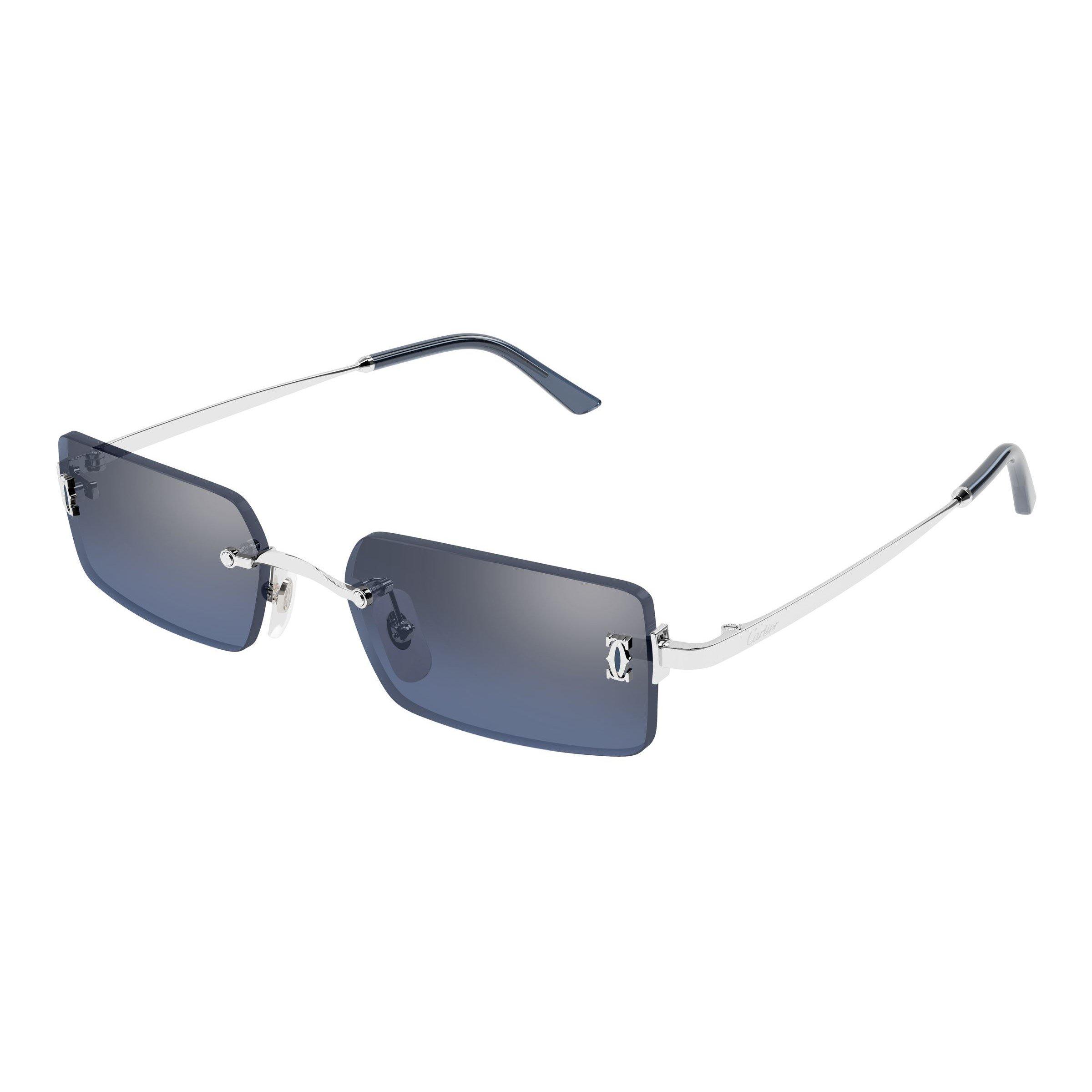Silver/Blue - Cartier - Cartier CT0672S 71 - 1