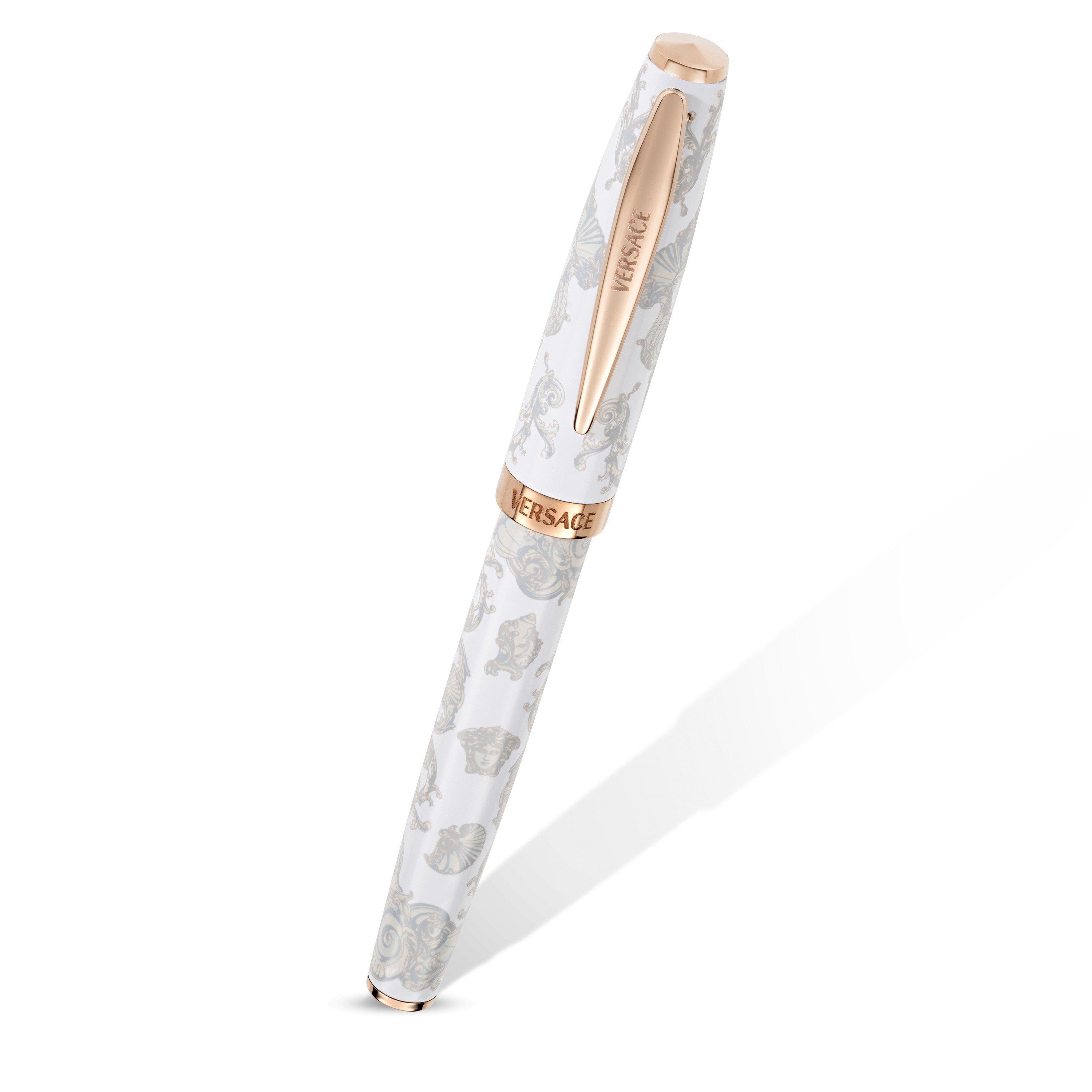 Versace Barocco Quartz Analogue Quartz Watch - White