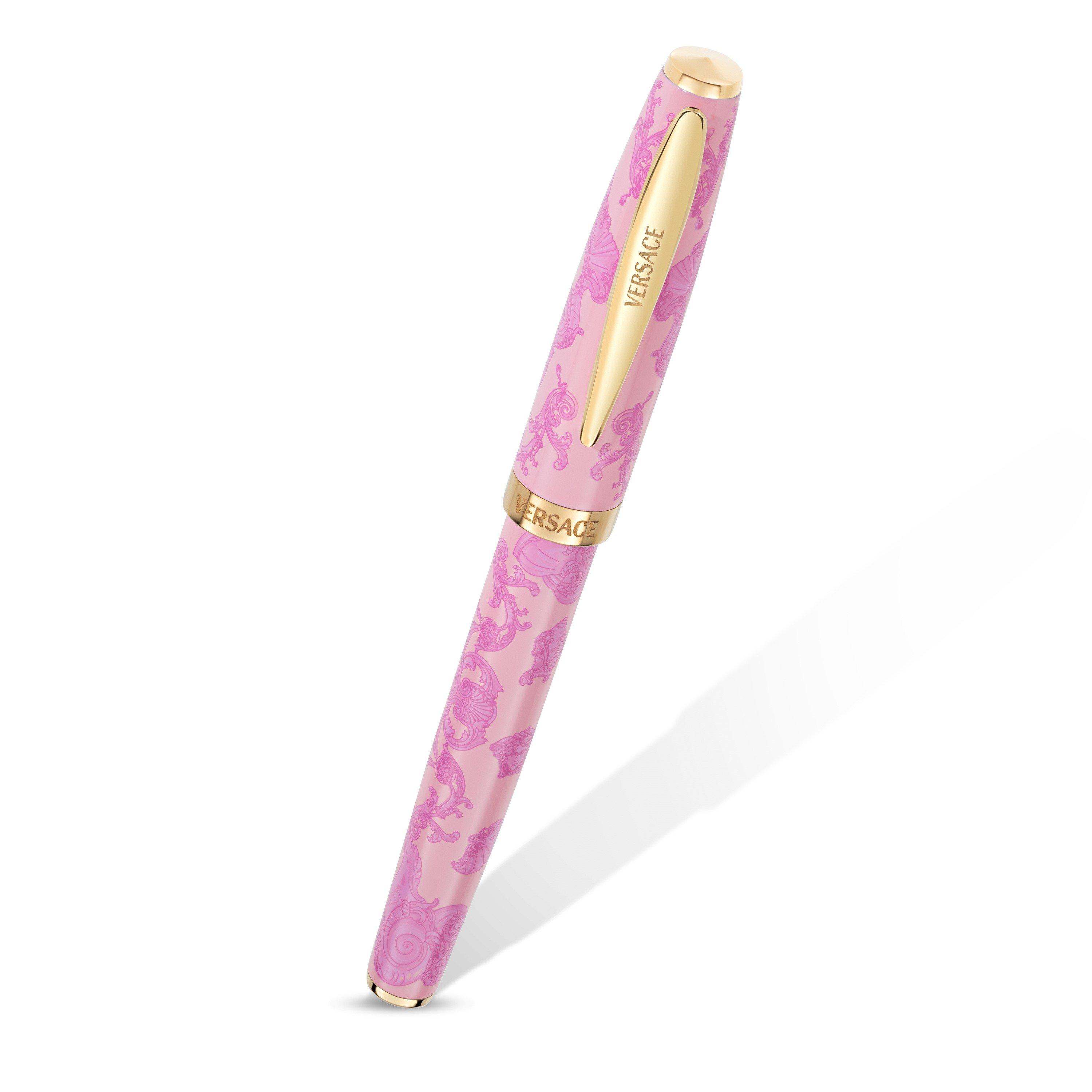 Versace Barocco Quartz Analogue Quartz Watch - Pink