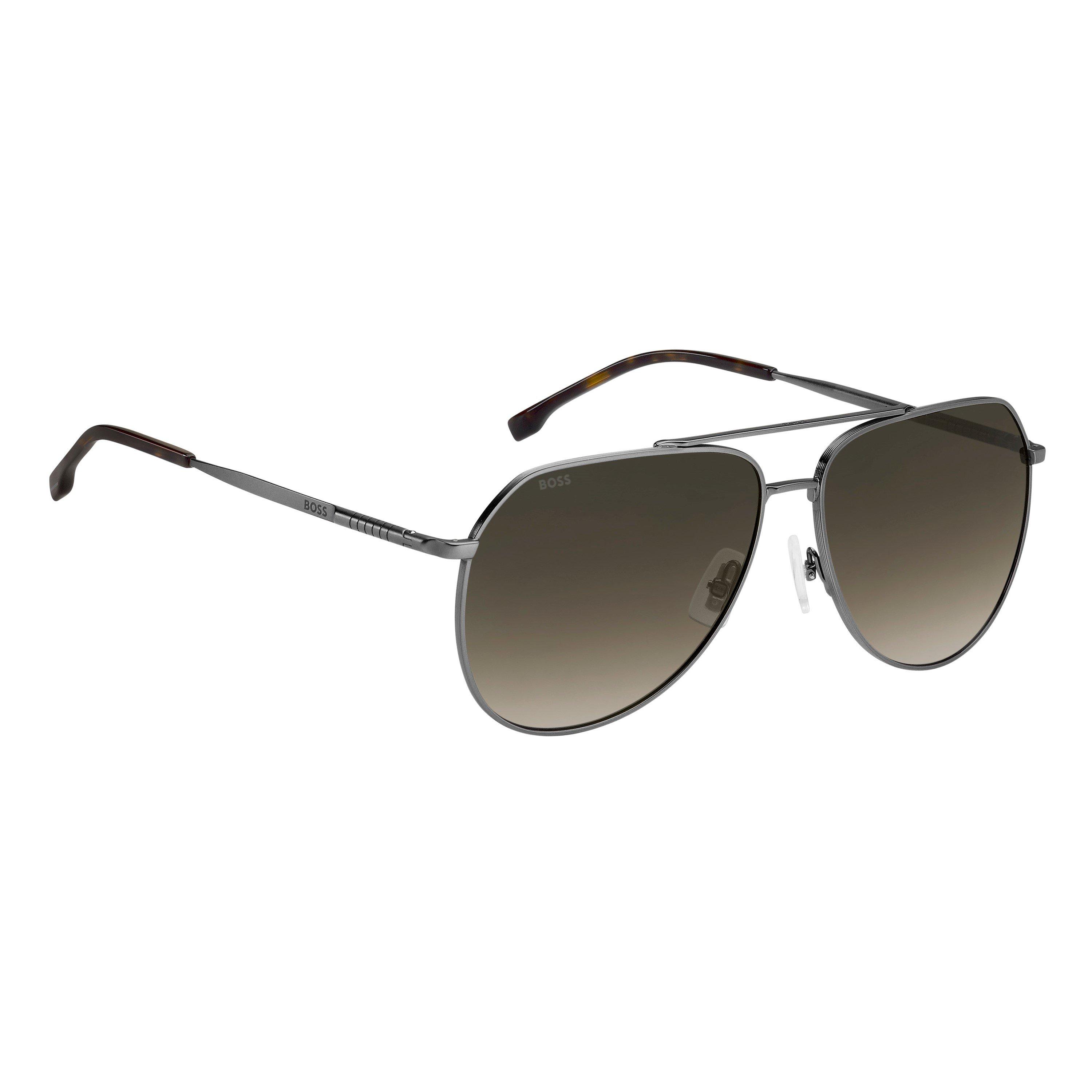 Dark Ruthenium - Boss - Men's Pilot Sunglasses - 3