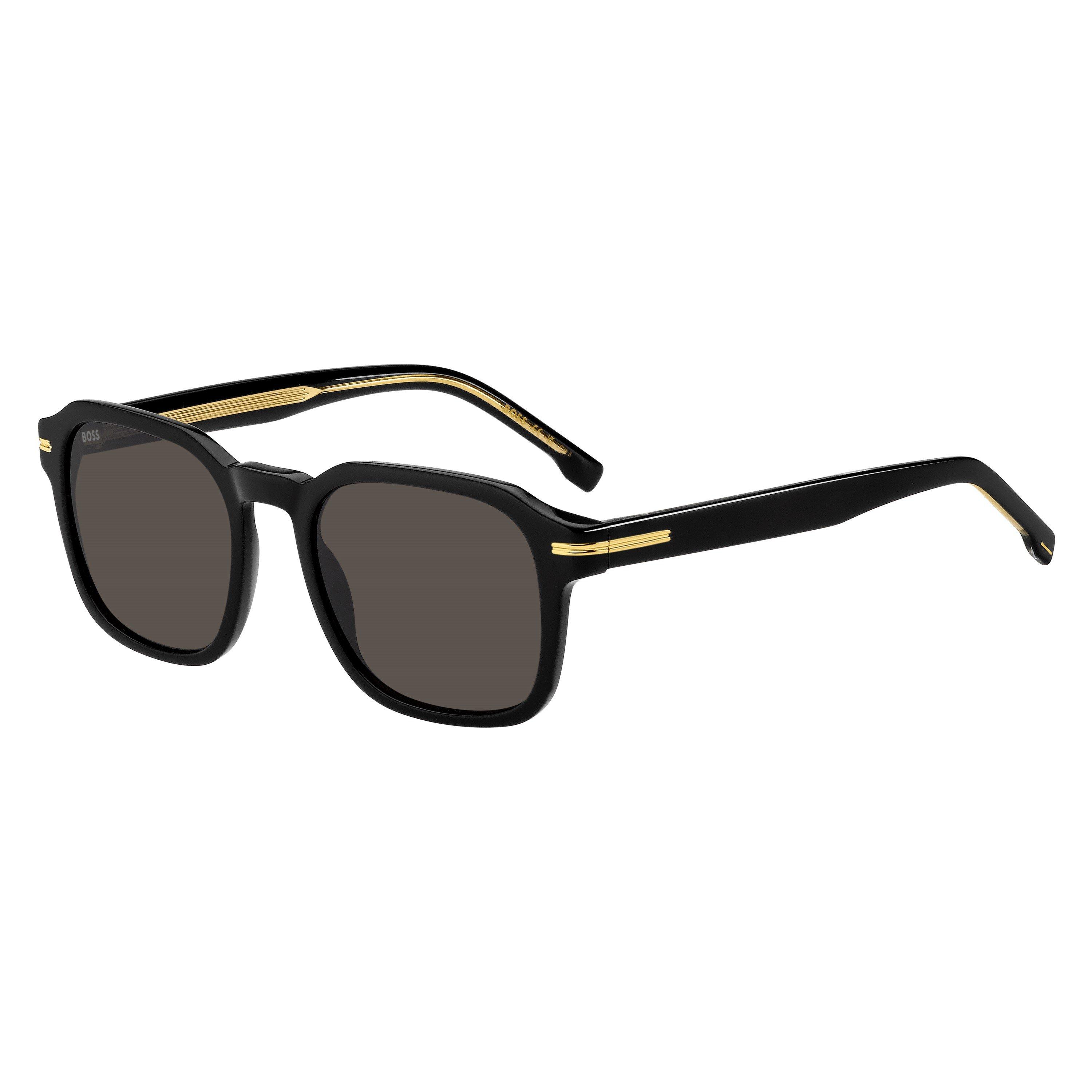 Boss Men's Square Sunglasses - Black