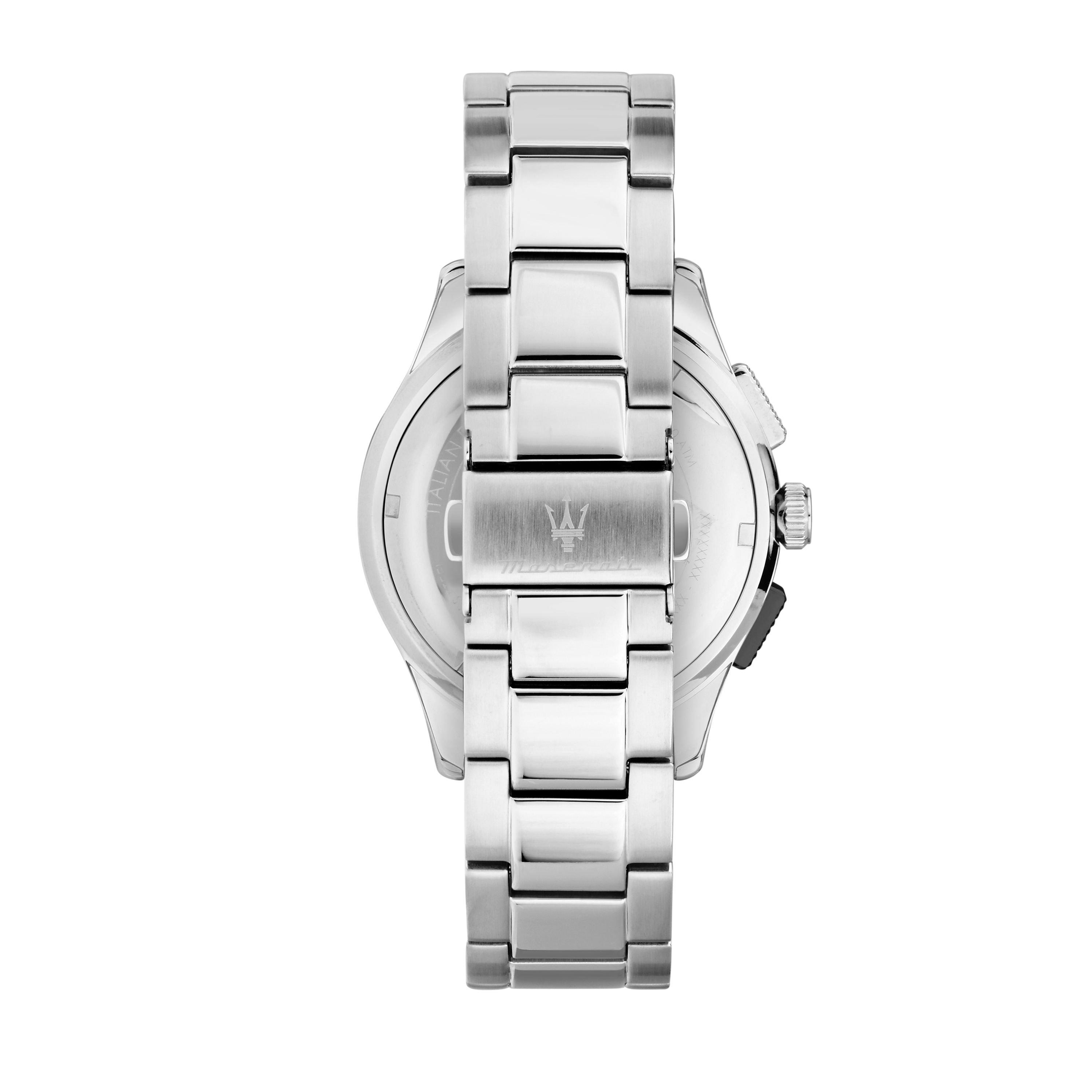 Black/Silver - Maserati - Men's Sorprasso Chrono Analogue Quartz Watch - 3
