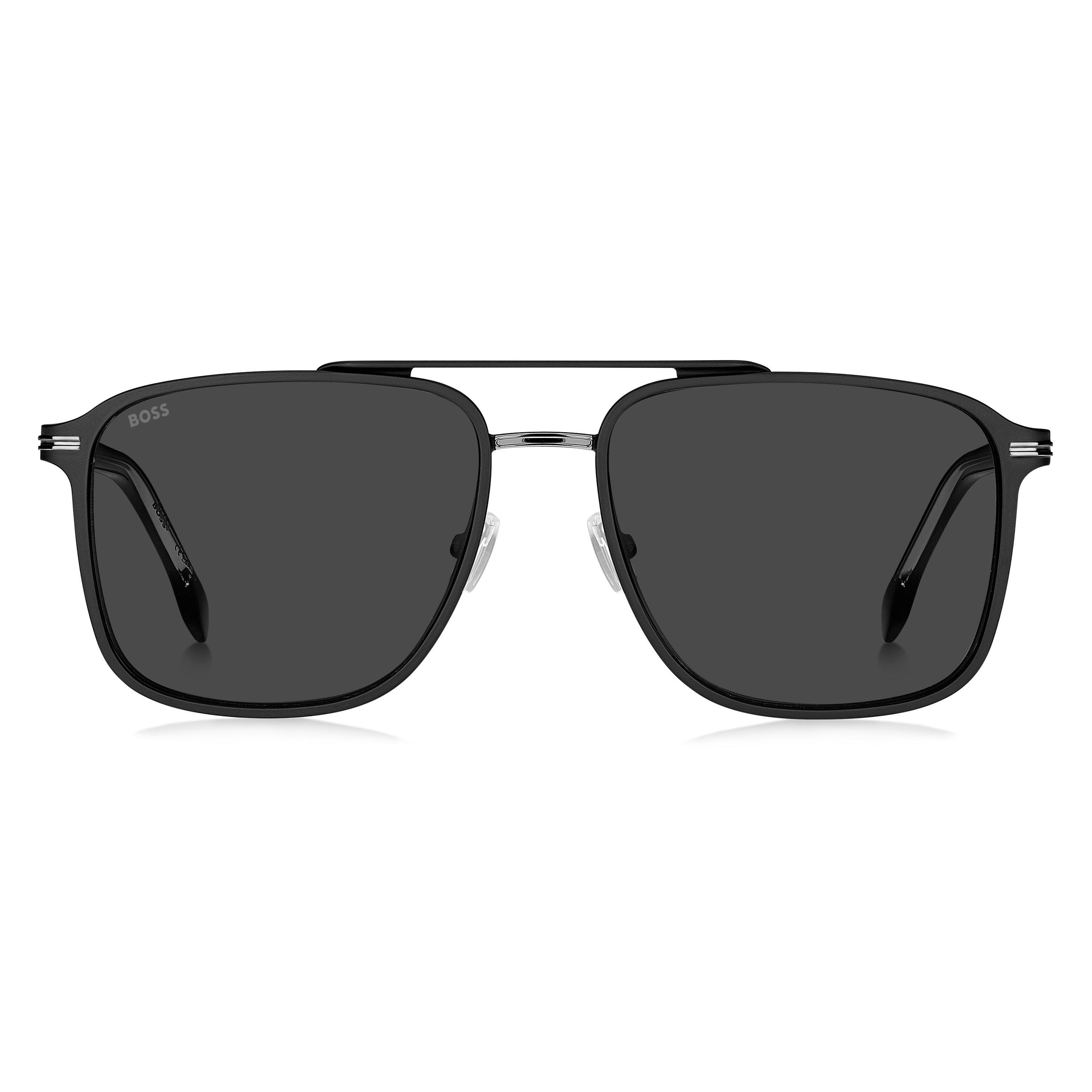 Matte Black - Boss - Men's Square Sunglasses - 2