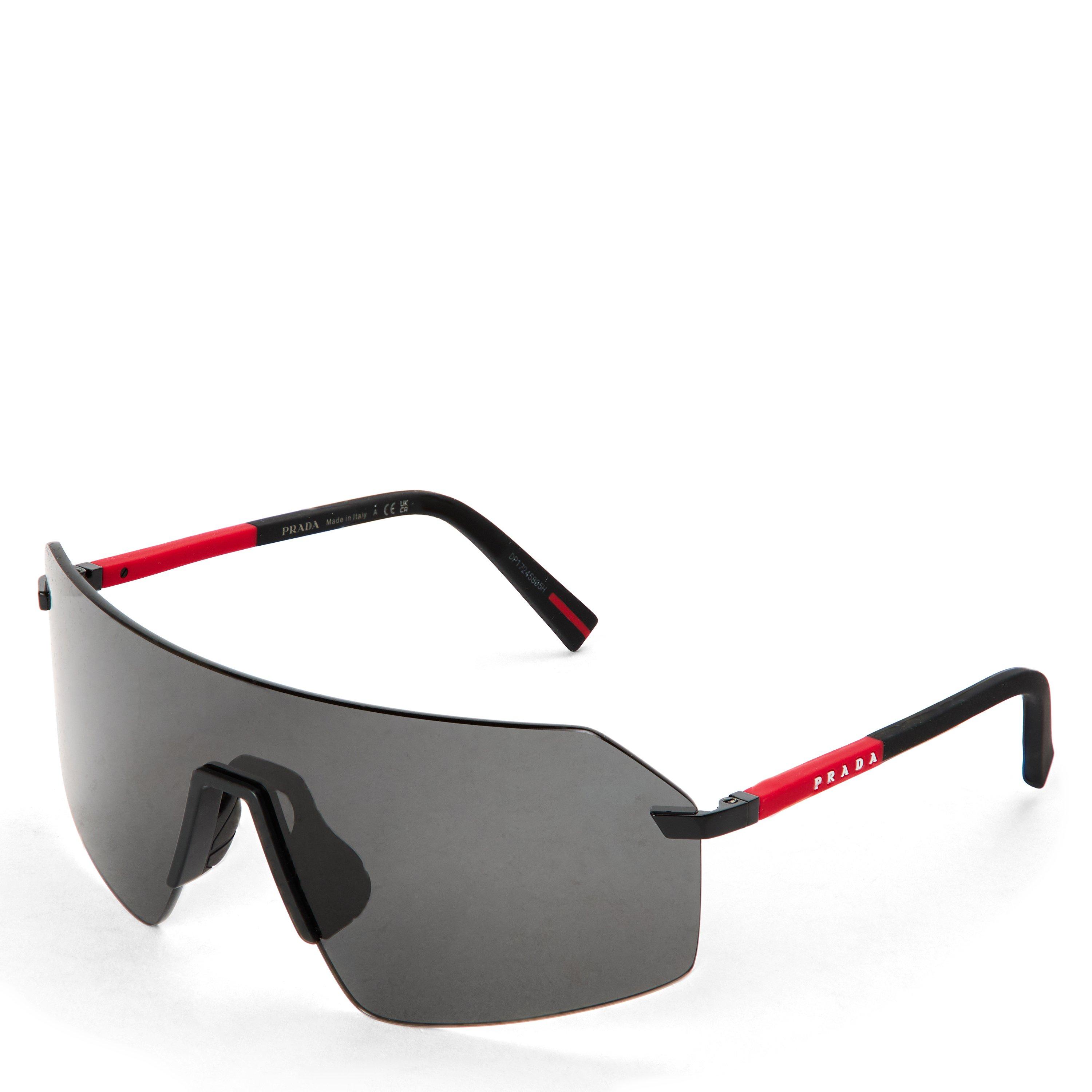 Prada Linea Rossa Man Sunglass PS B50S - Frame color: Black, Lens color: Dark Grey - Image 3