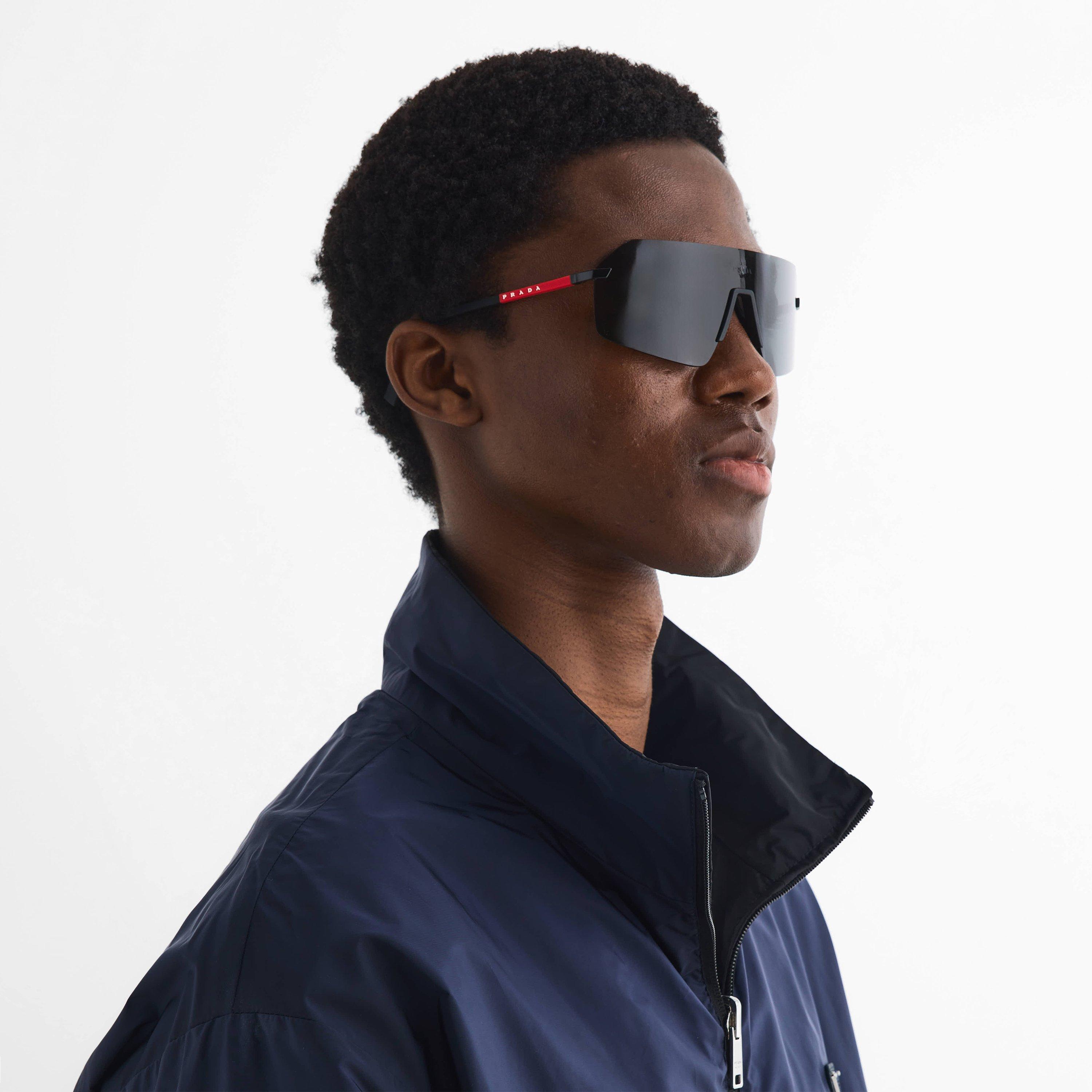 Black - Prada - Men's 0PS B50S Shield Sunglasses - 3