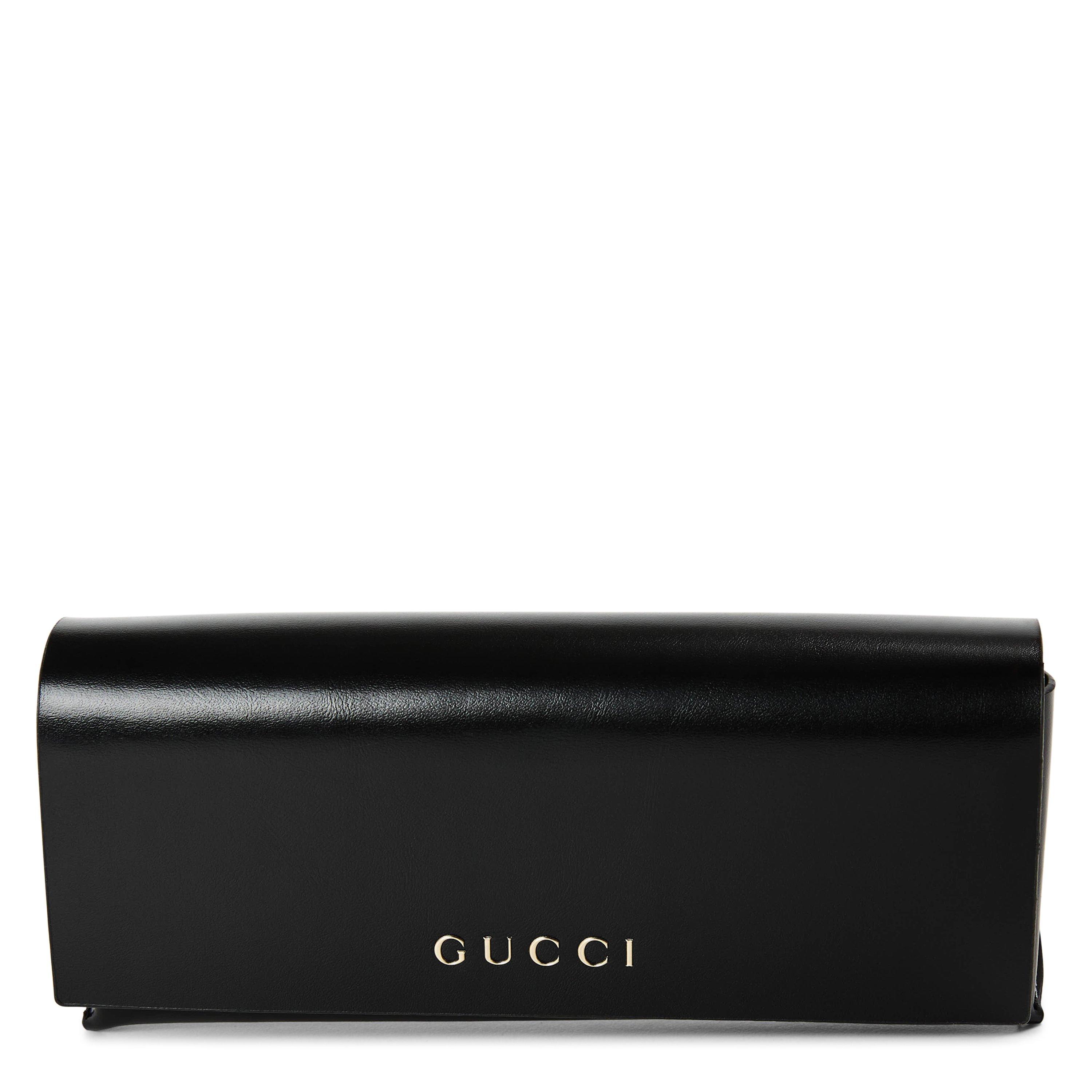 Silver/Grey - Gucci - Men's Square Sunglasses - 4