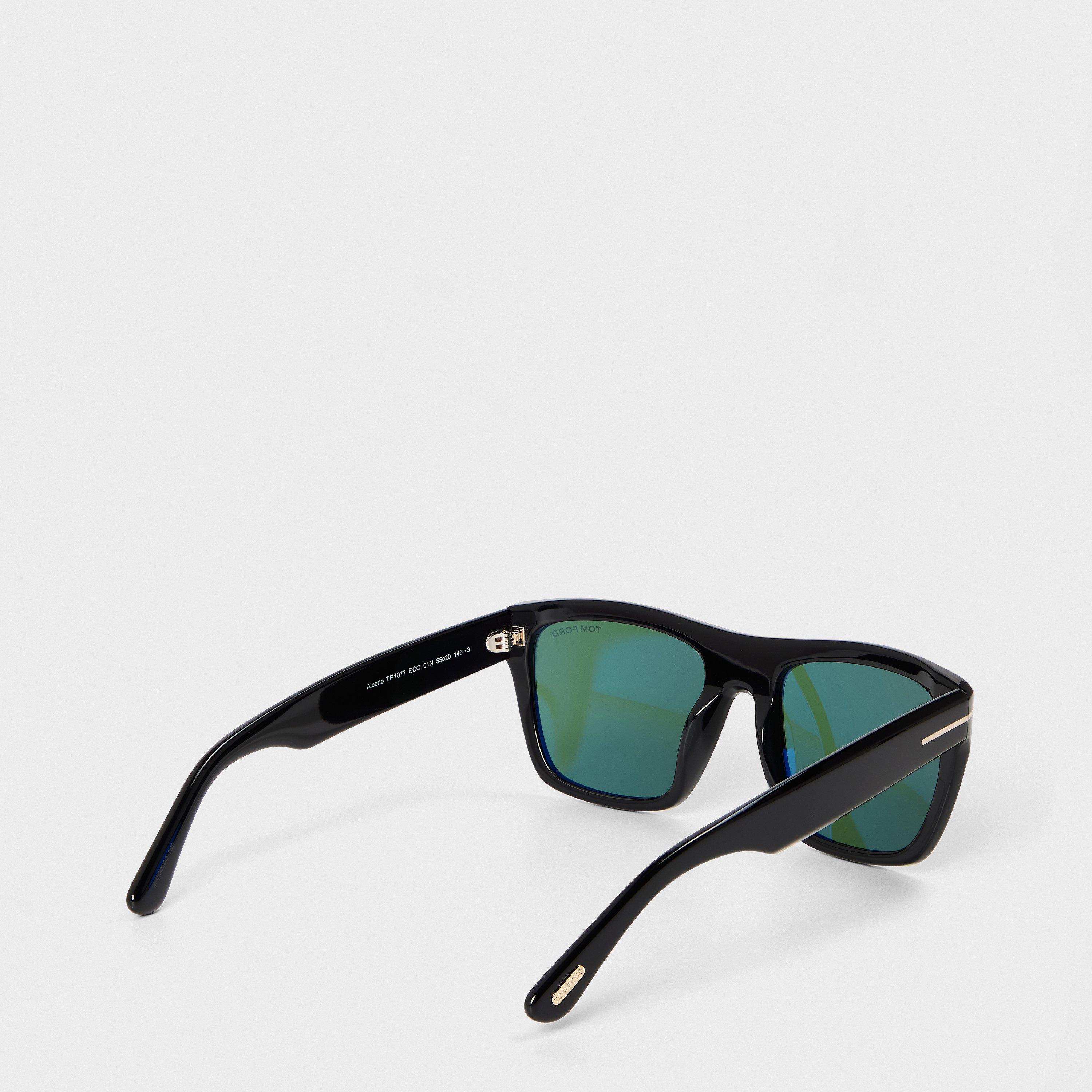 Black - Tom Ford - Men's UV Protection Wayfarer Sunglasses - 2