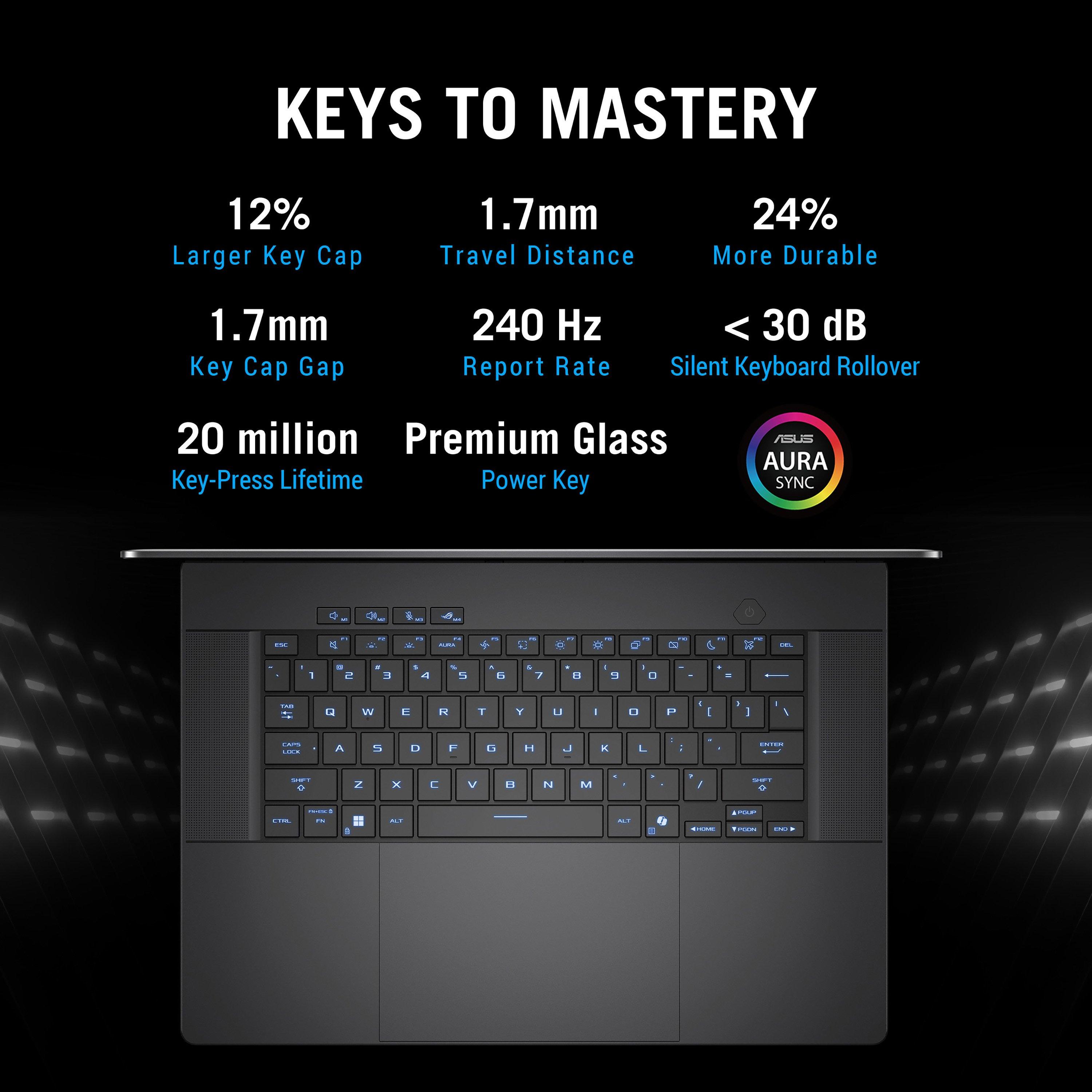 Black - ASUS - ASUS ROG Zephyrus G16 16 2.5K OLED 240Hz Gaming Laptop - Ultra 9 386H 32GB RAM 1TB SSD RTX 5070 - 13
