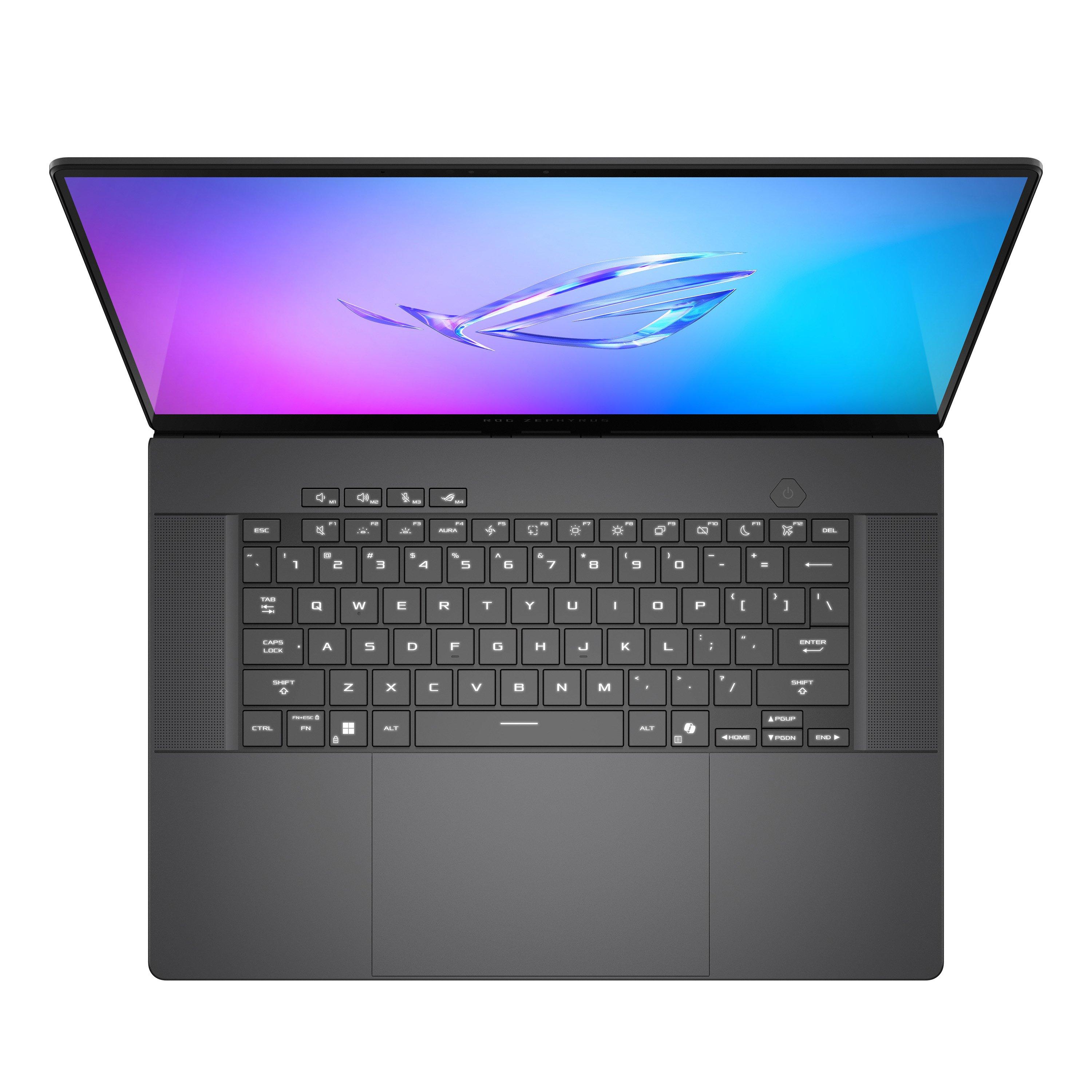 Black - ASUS - ASUS ROG Zephyrus G16 16 2.5K OLED 240Hz Gaming Laptop - Ultra 9 386H 32GB RAM 1TB SSD RTX 5070 - 6