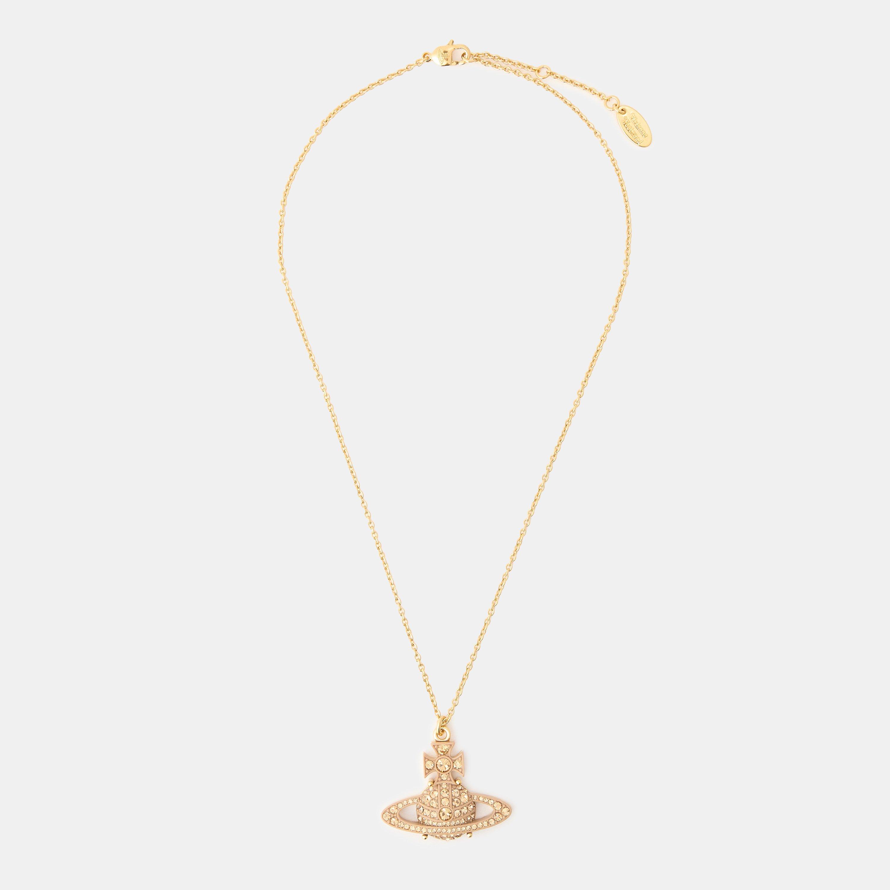 Gold/LTopaz - Vivienne Westwood - Pop Orb Pendant - 2