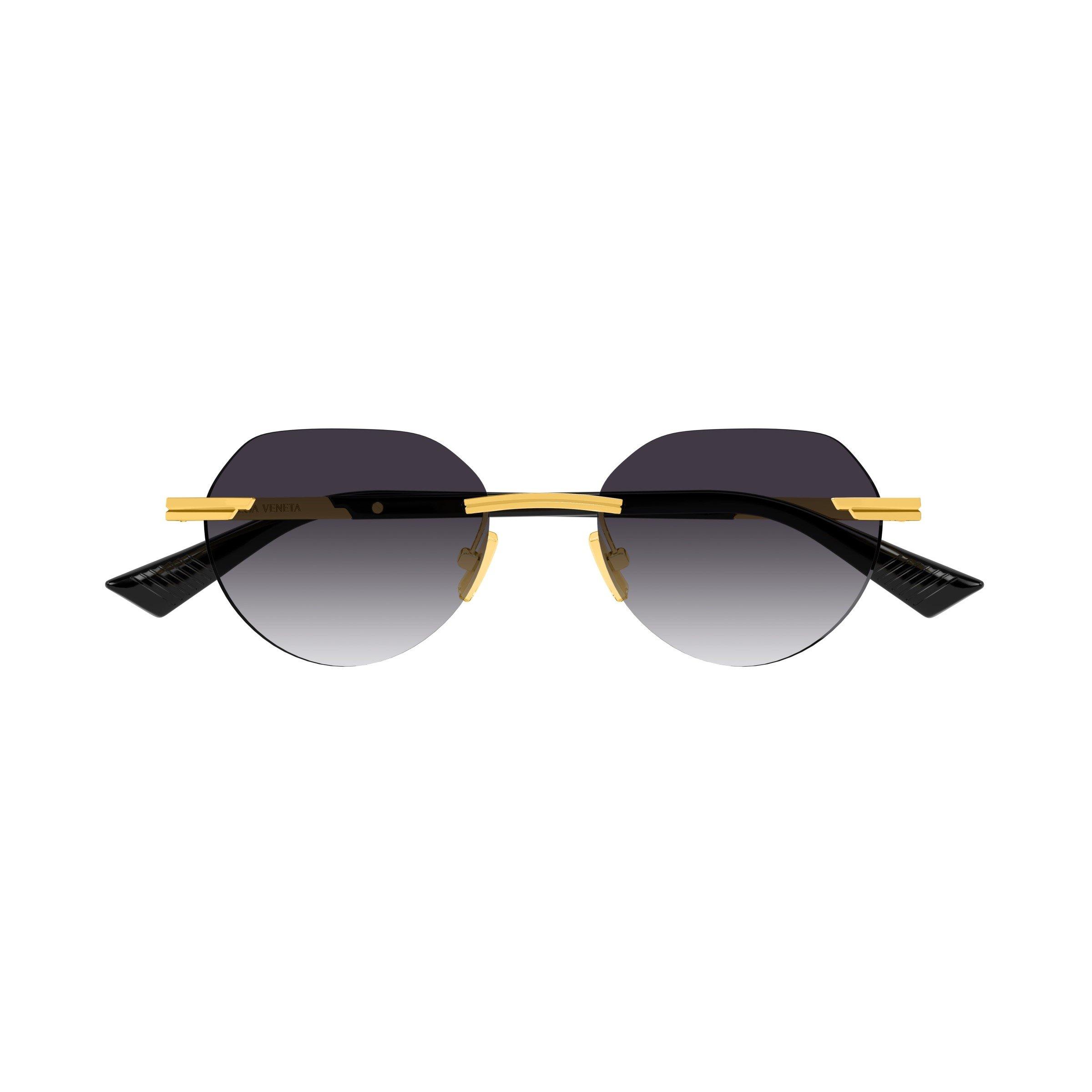 Gold - Bottega Veneta - Round Sunglasses - 2