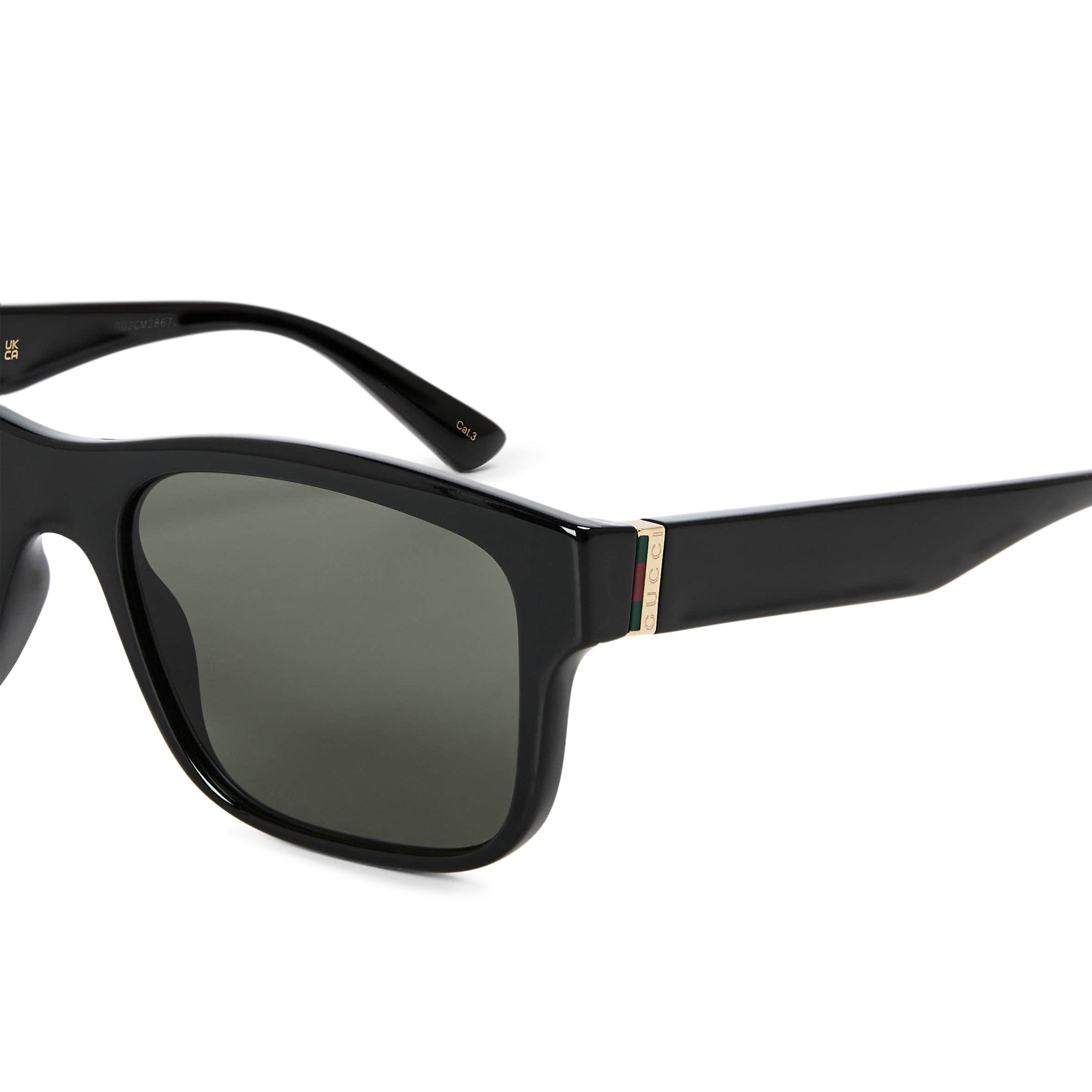 Grey/Black - Gucci - Gucci Mens GG2085S Sunglasses - 4