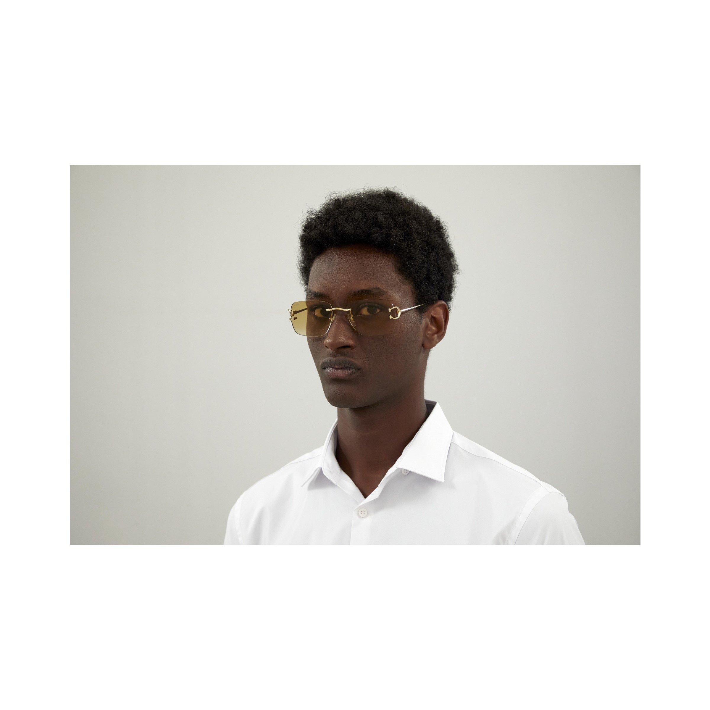 Gold/Yellow - Cartier - Cartier Mens CT0330S Sunglasses - 2