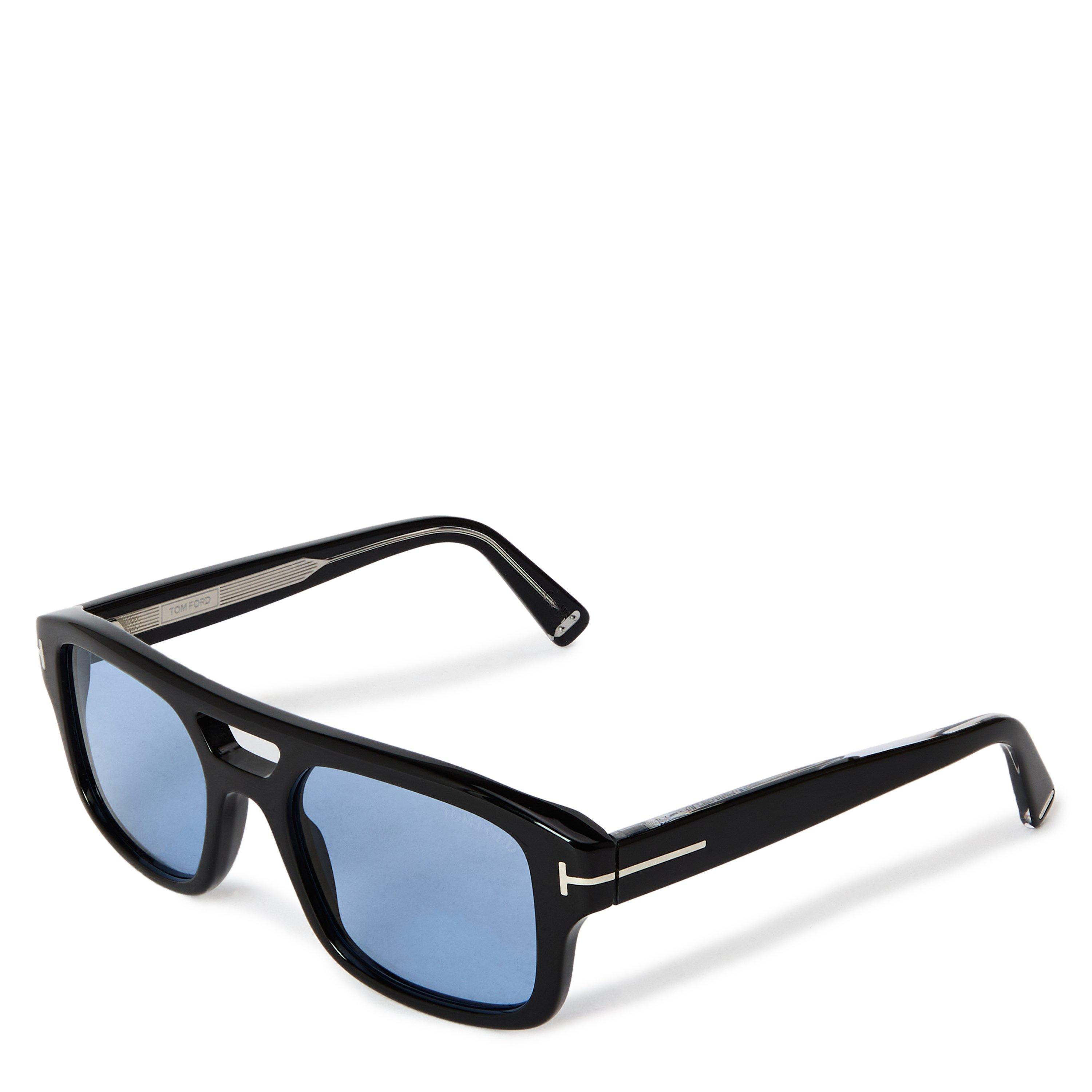 Blue/Black - Tom Ford - Men's Aviator Sunglasses - 1