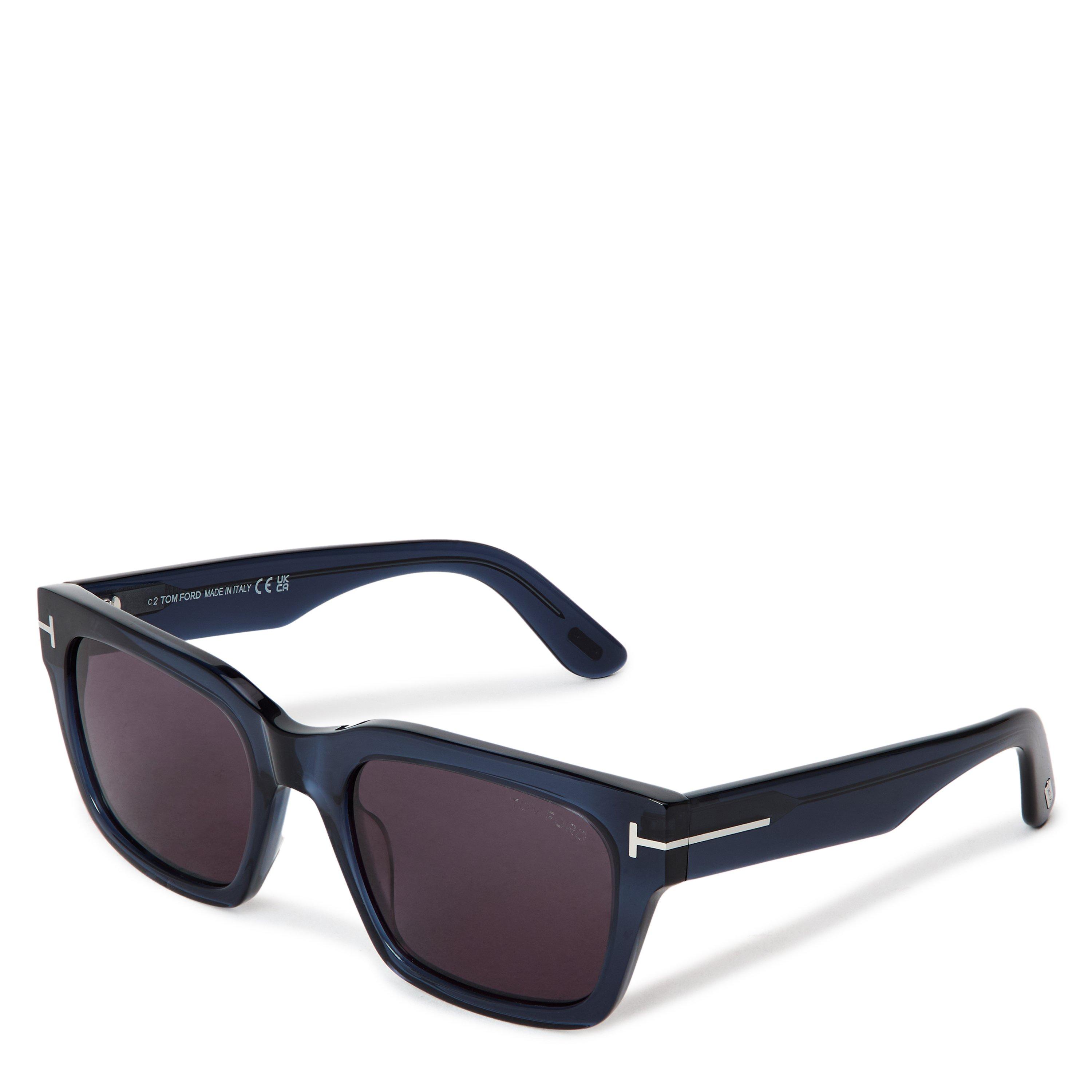 Blue/Smoke - Tom Ford - Men's Andy Square Sunglasses - 1