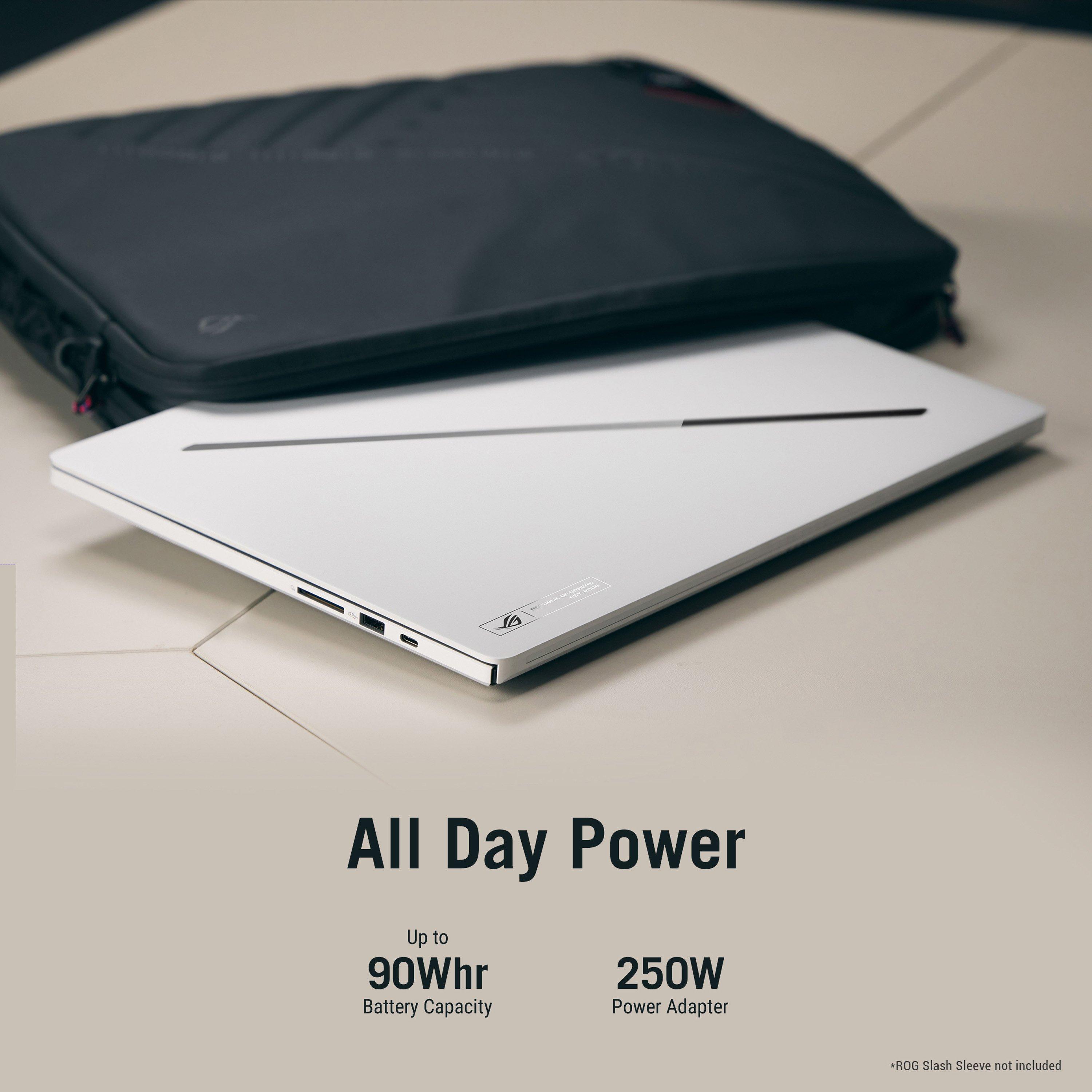 Black - ASUS - ASUS ROG Zephyrus G16 16 2.5K OLED 240Hz Gaming Laptop - Ultra 9 386H 32GB RAM 2TB SSD RTX 5080 - 15