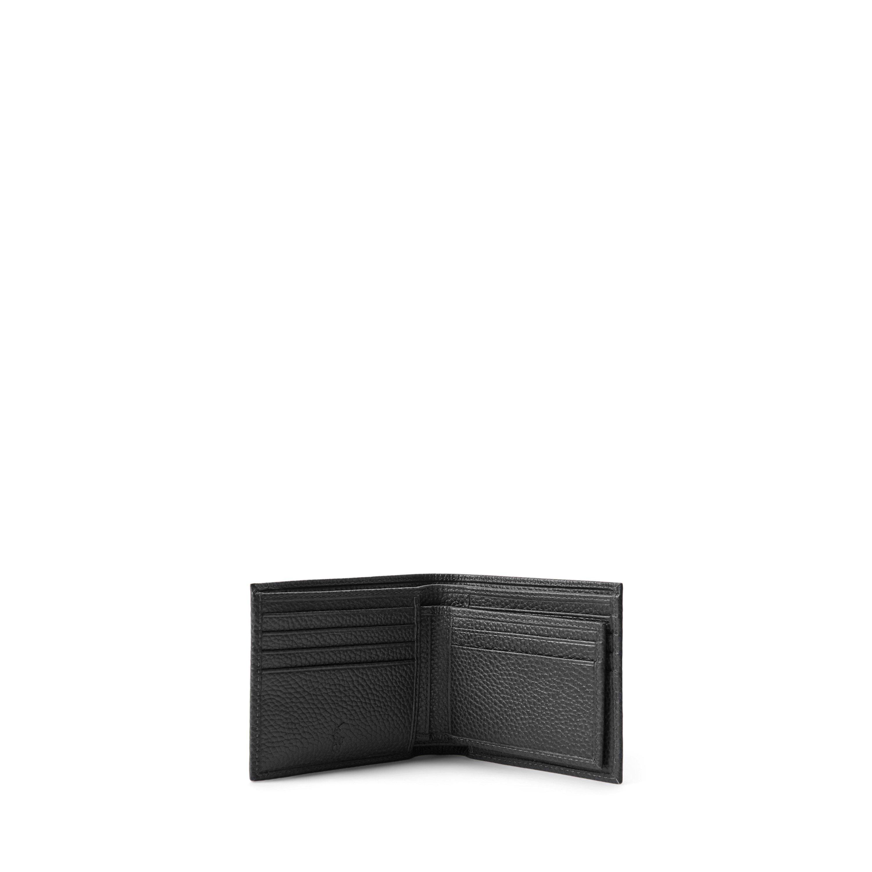 Black - Polo Ralph Lauren - Men's Leather Wallet & Keyring Gift Set - 3