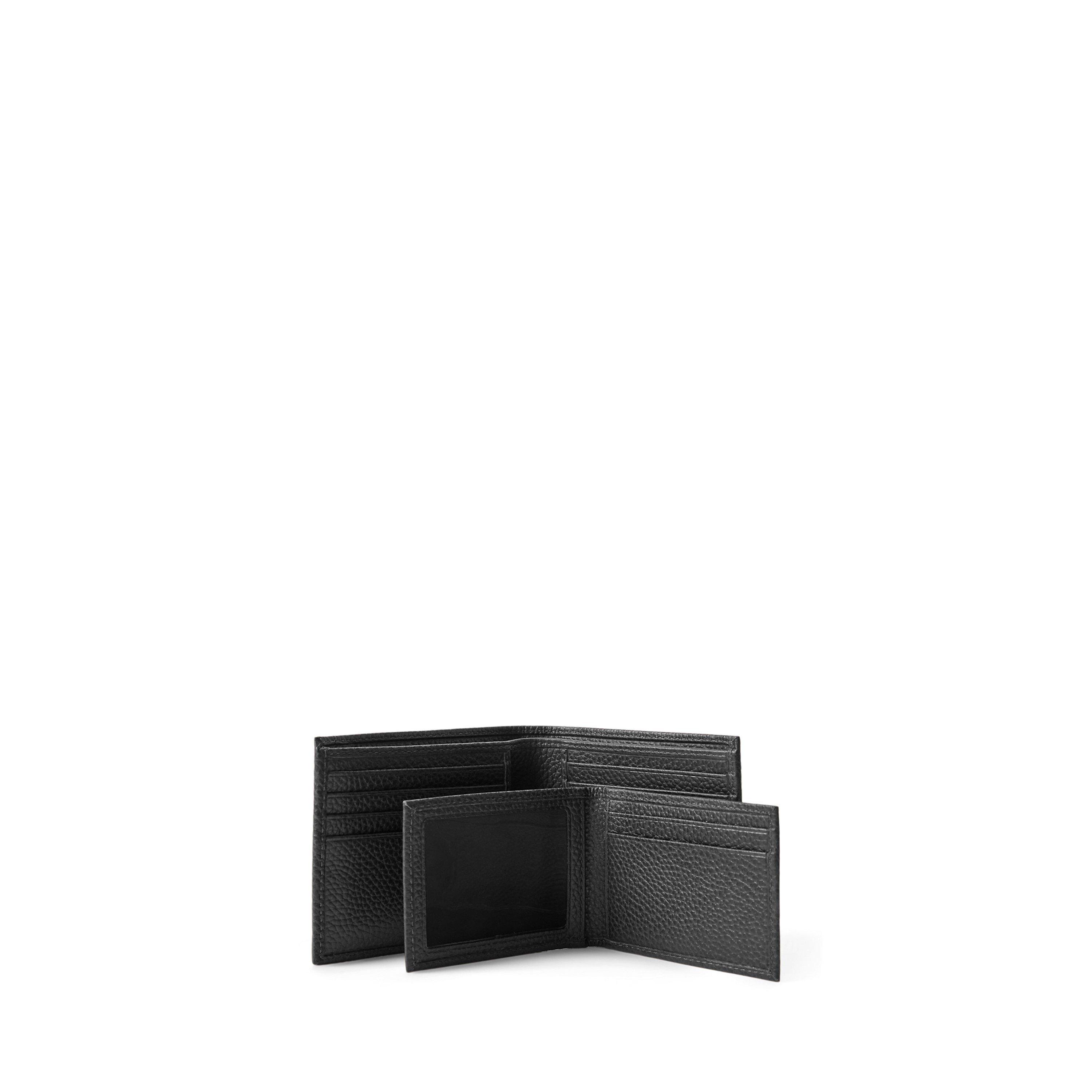 Black - Polo Ralph Lauren - Men's Leather Wallet & Keyring Gift Set - 4