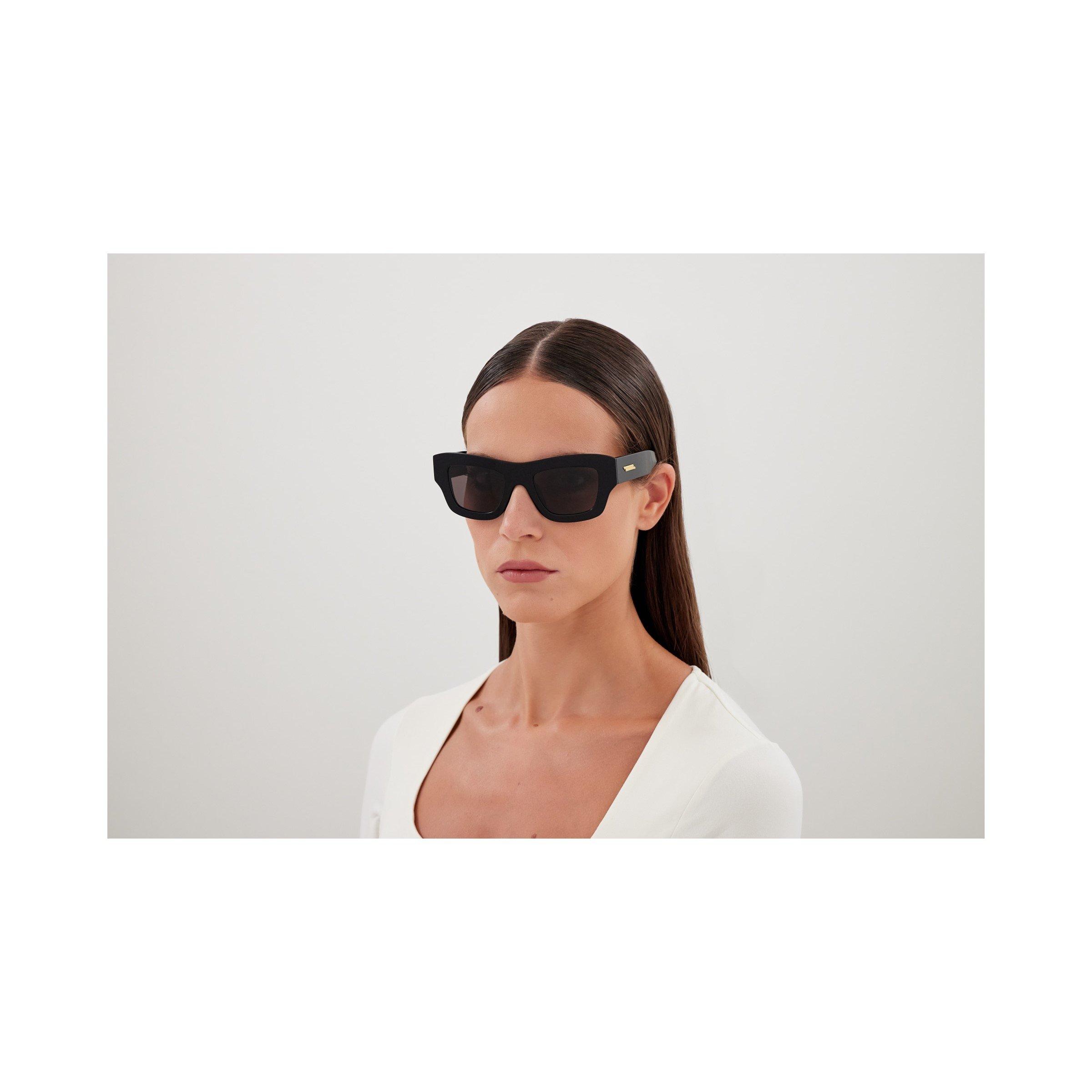 Black/Grey - Bottega Veneta - Square Sunglasses - 2