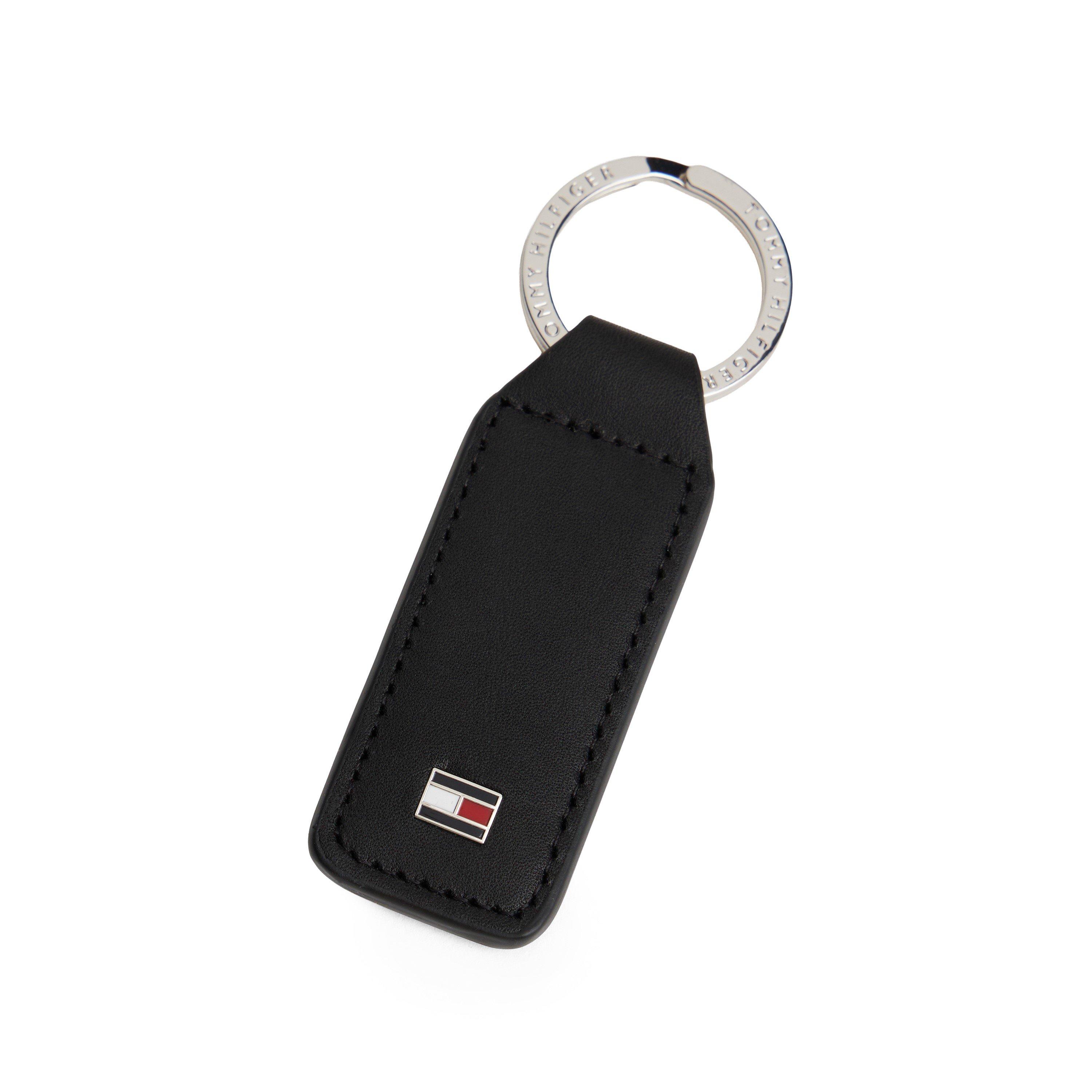 Zwart - Tommy Hilfiger - Eton Leather Cardholder & Key Fob - 4