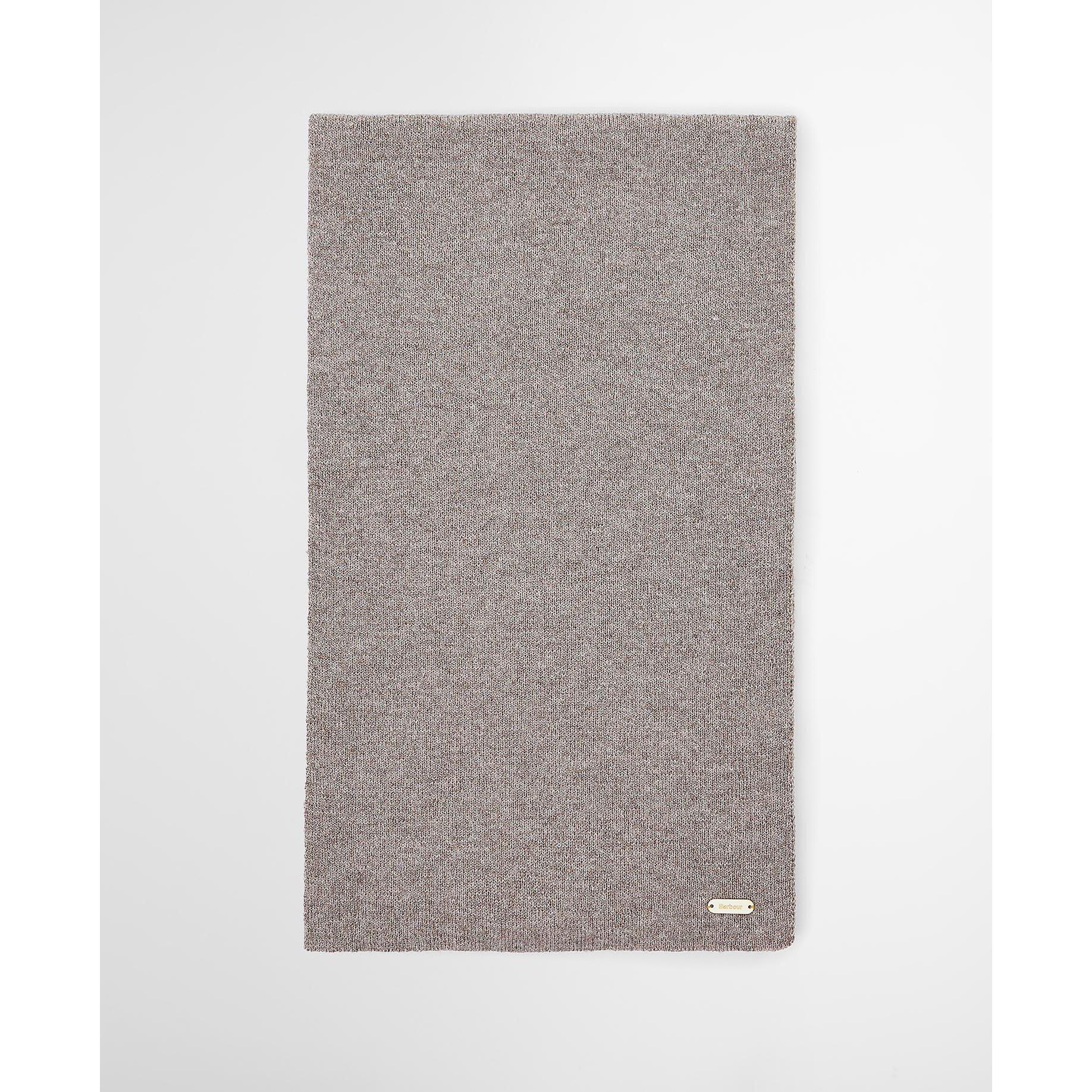 Taupe - Barbour - Winona Beanie and Scarf Gift Set - 6