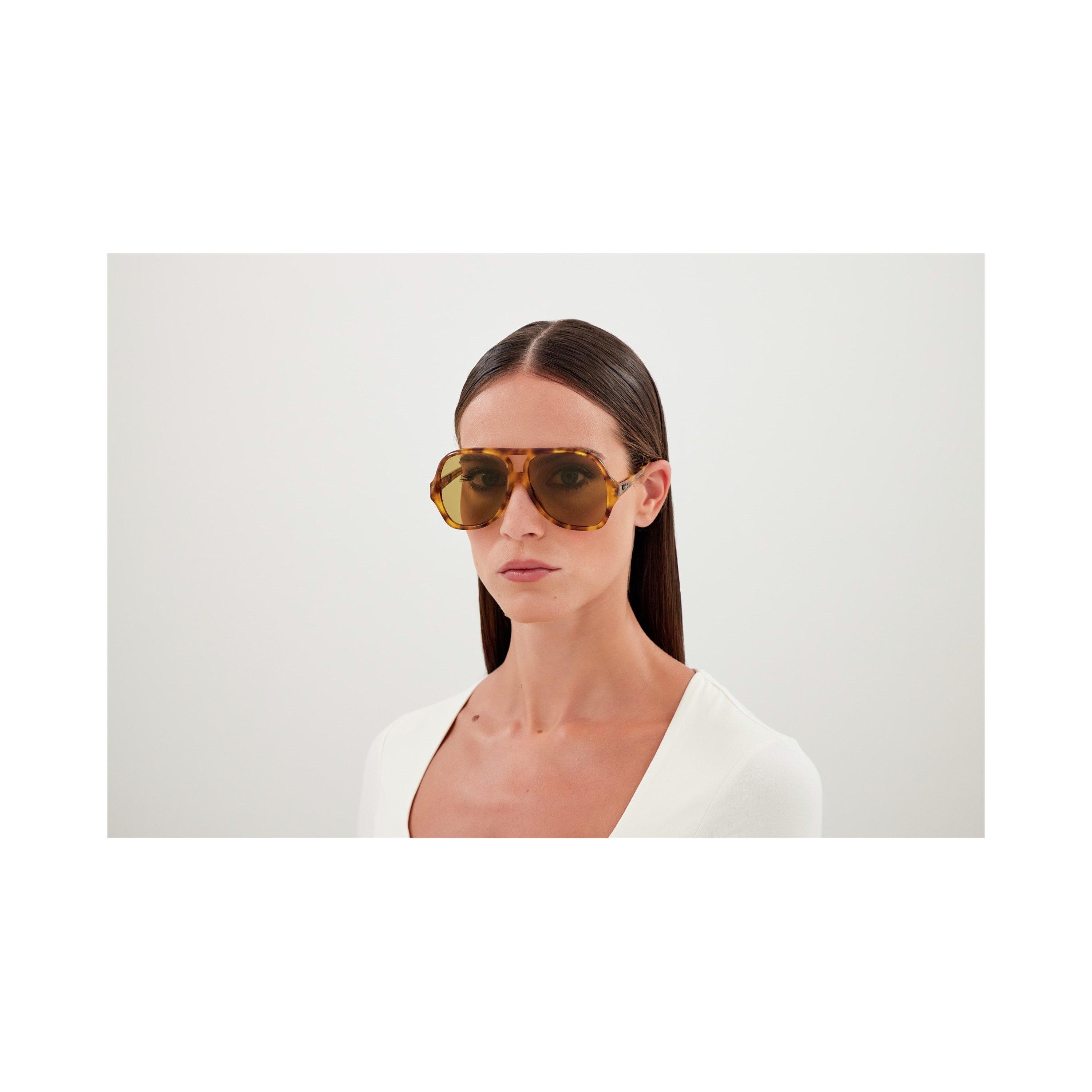 Havana/Green - Chloe - Women's S CH0289S Aviator Sunglasses - 2