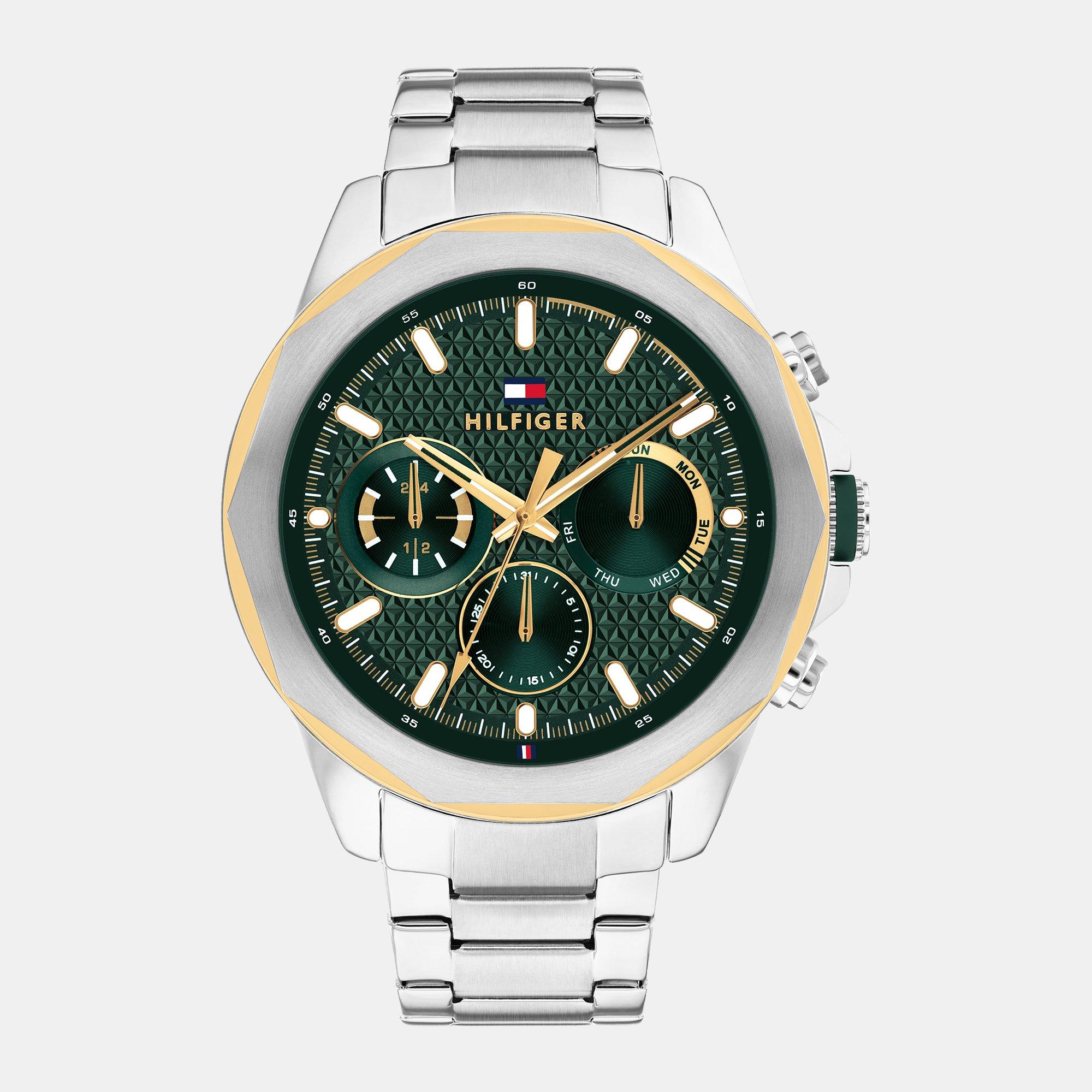 Green/Silver - Tommy Hilfiger - Mens Watch - 1