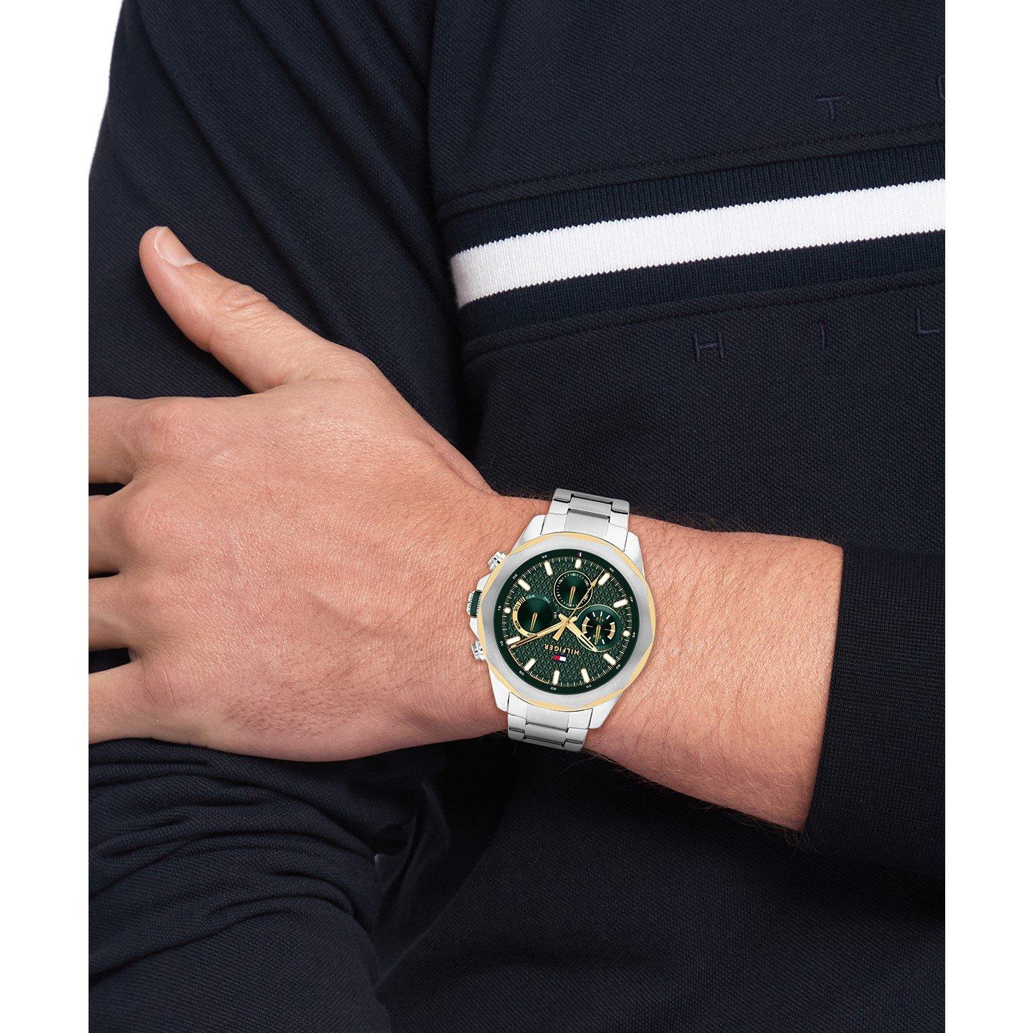 Green/Silver - Tommy Hilfiger - Mens Watch - 4
