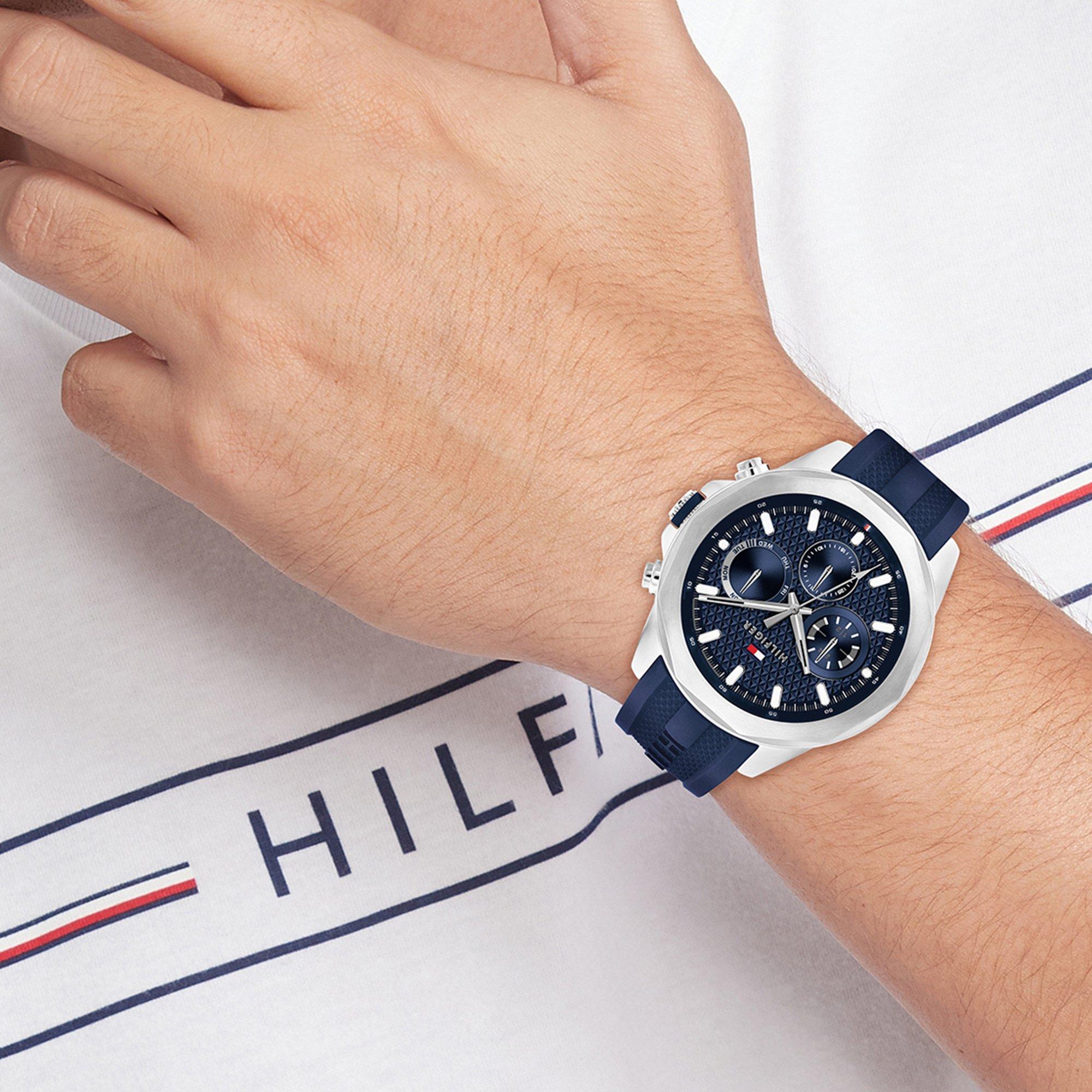 Blue/Silver - Tommy Hilfiger - Tommy Hilfiger Mens Watch - 4