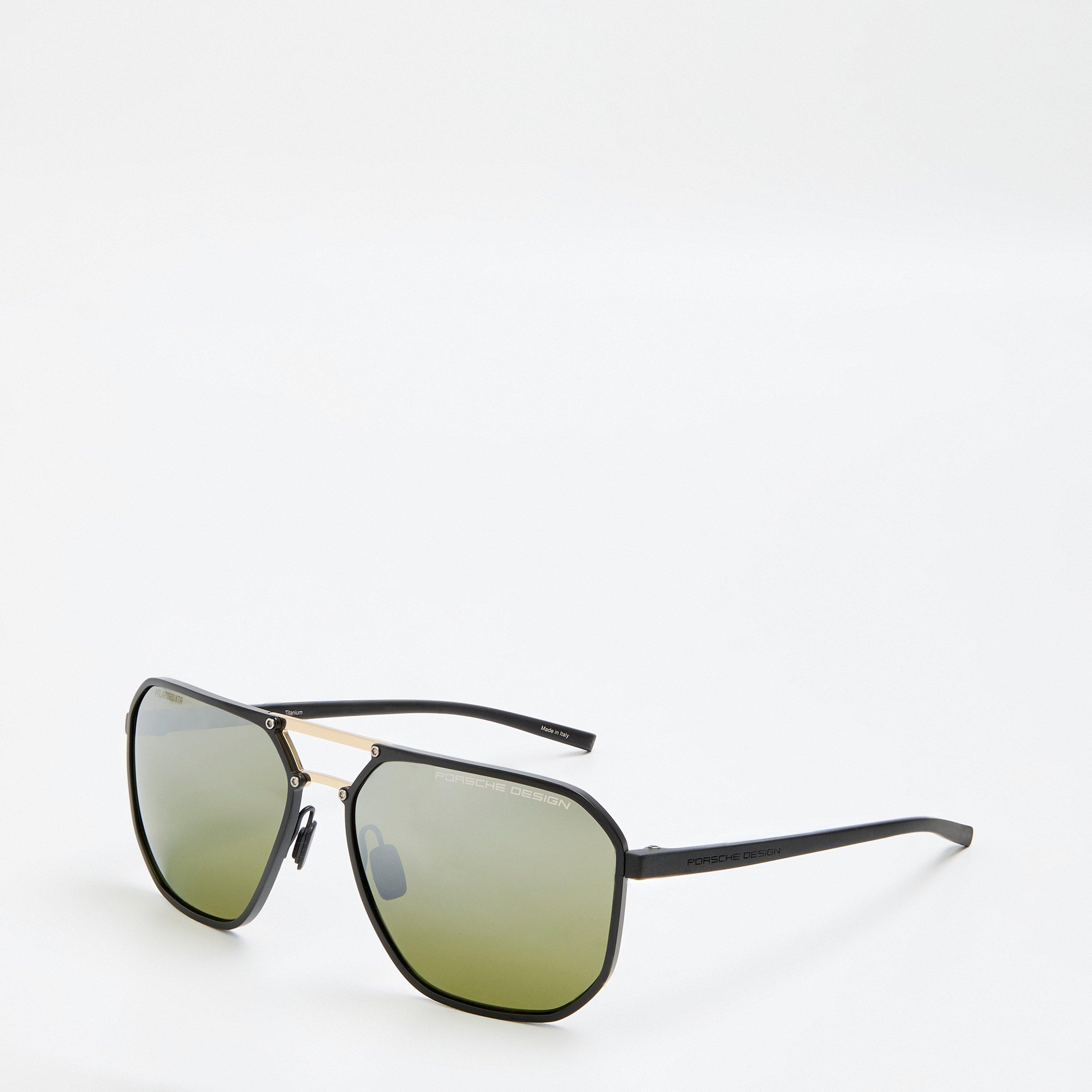 Porsche Design Men's Wayfarer Sunglasses - Black