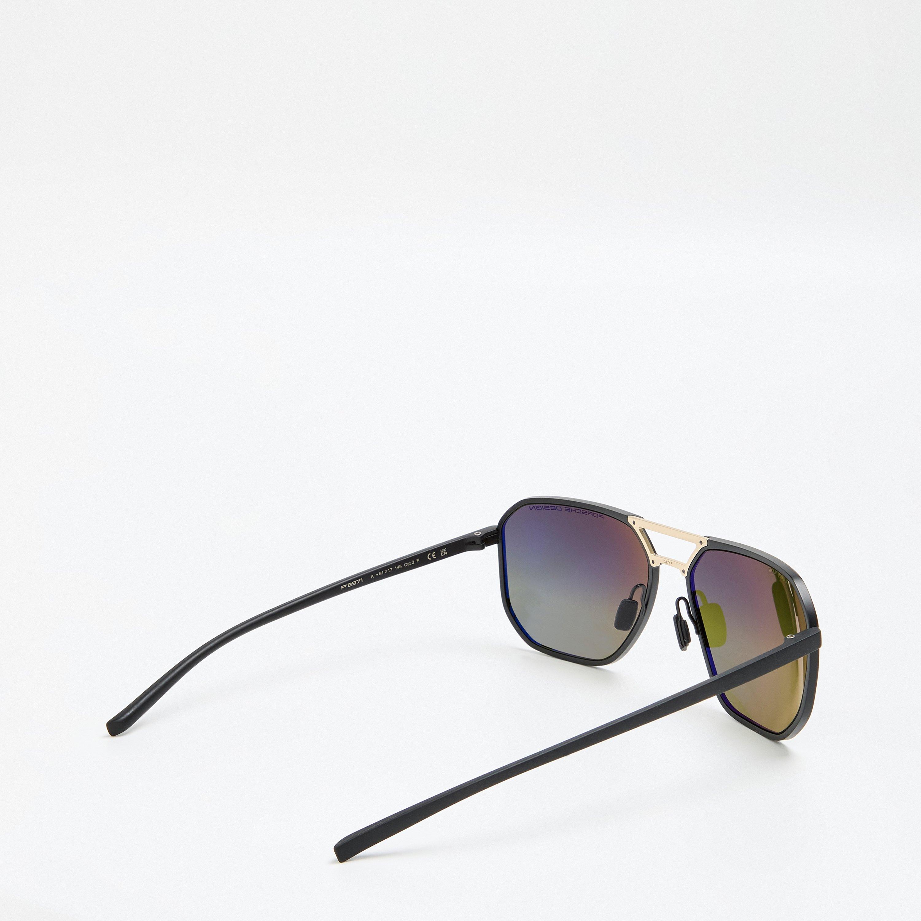 Black - Porsche Design - Men's Wayfarer Sunglasses - 2